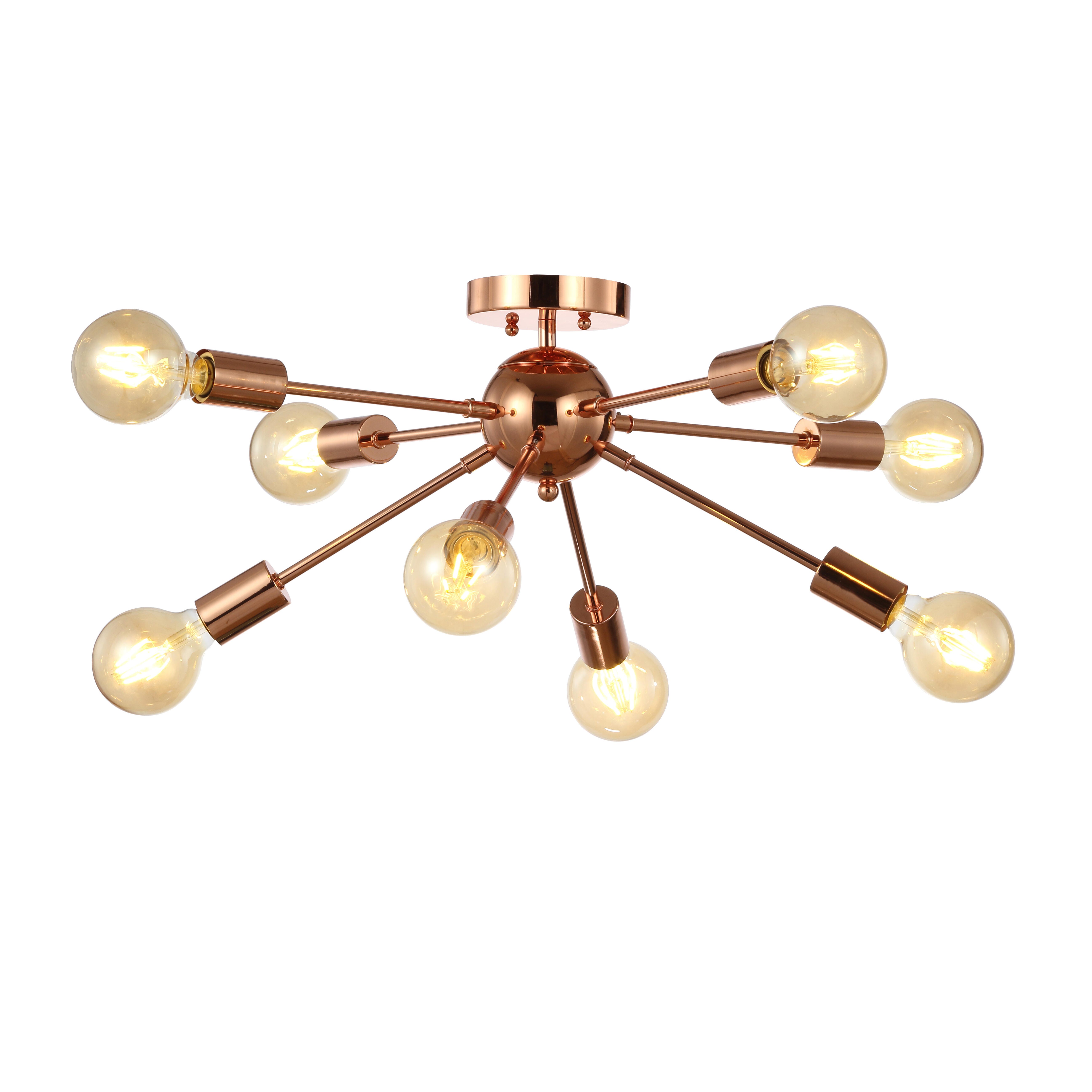 Jonathan Y 8-Light LED Flush-Mount, , large