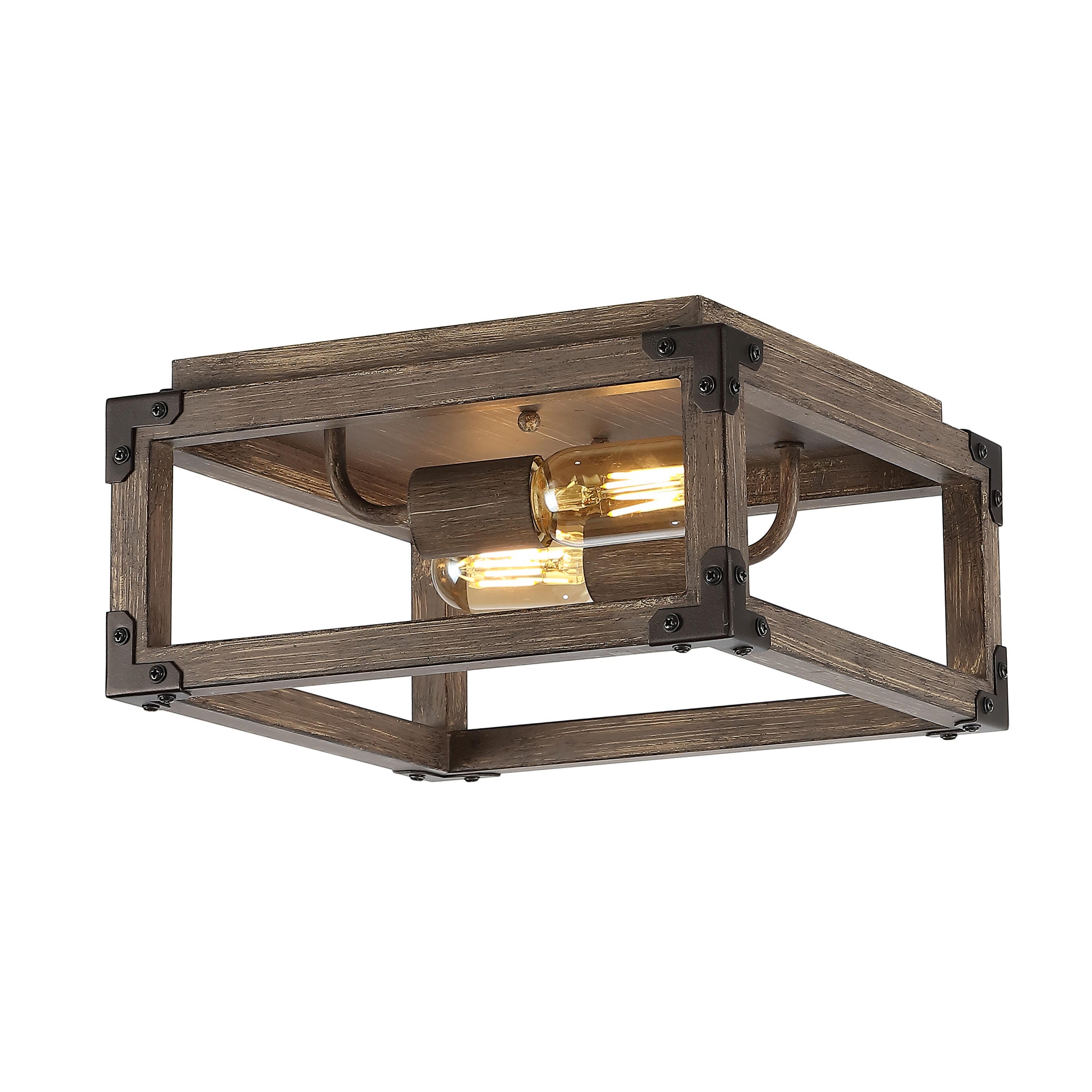 Jonathan Y 2-Light LED Flush Mount, , large