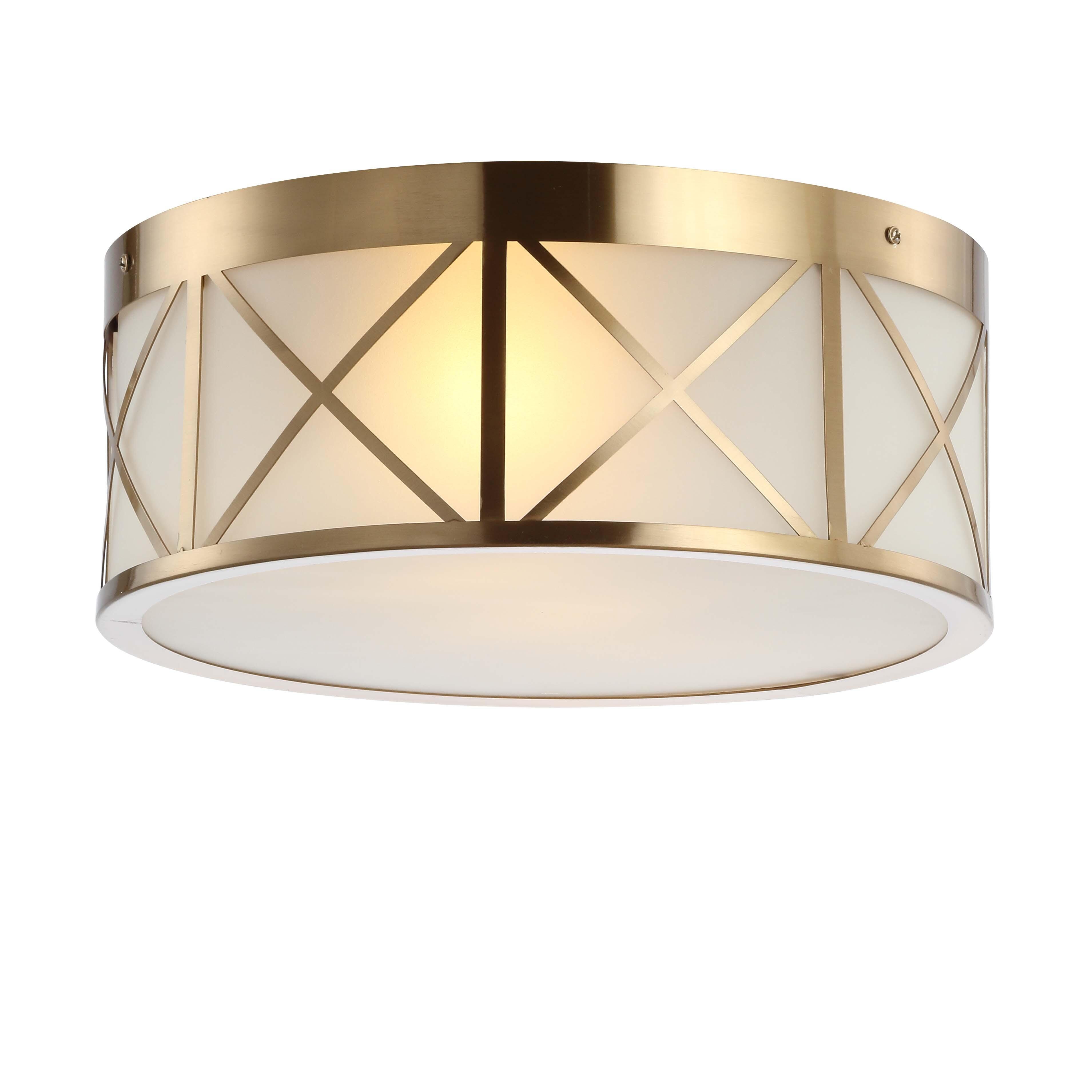Jonathan Y Cadence 15" Flush Mount Light, , large