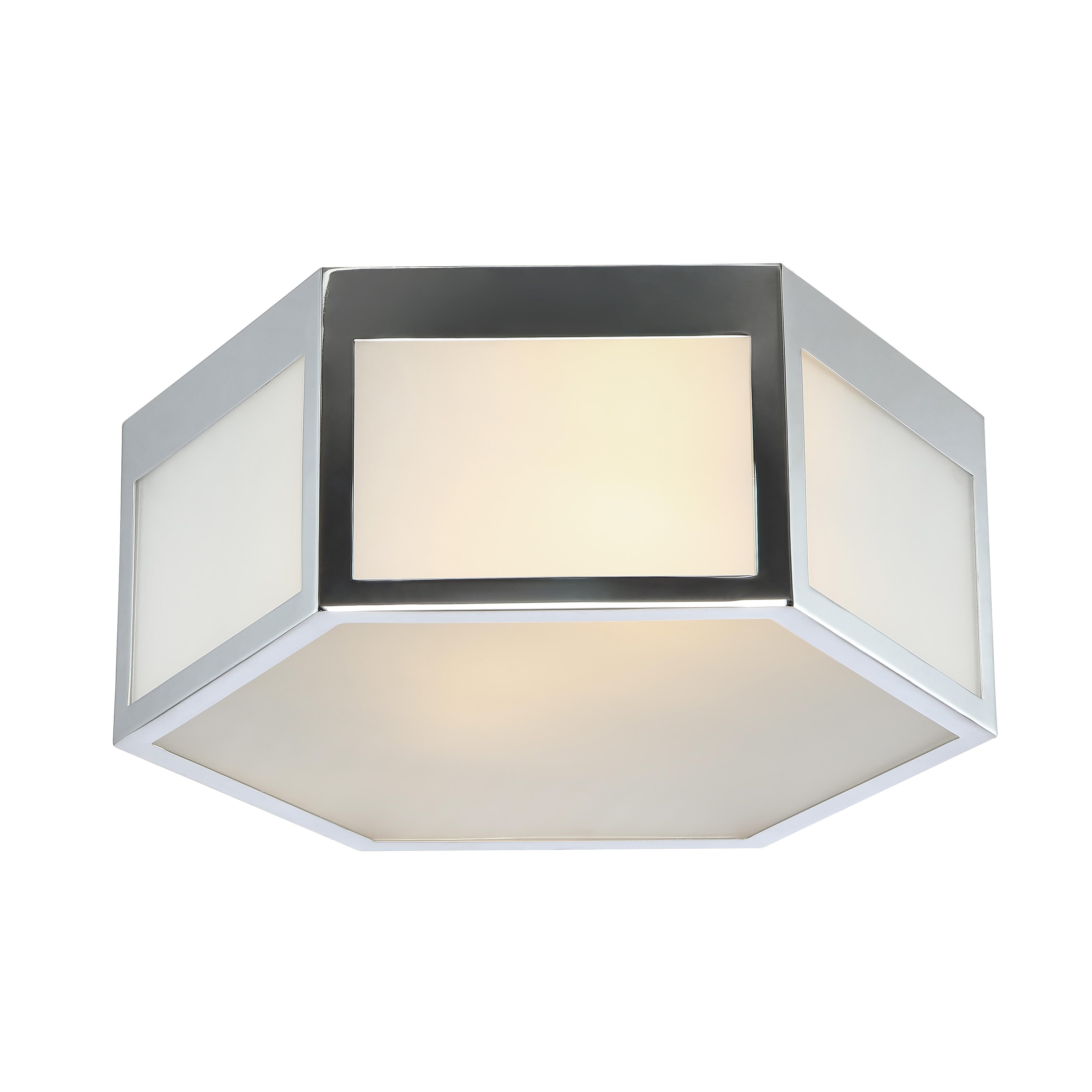 Jonathan Y Minimo 13" Flush Mount Light, , large