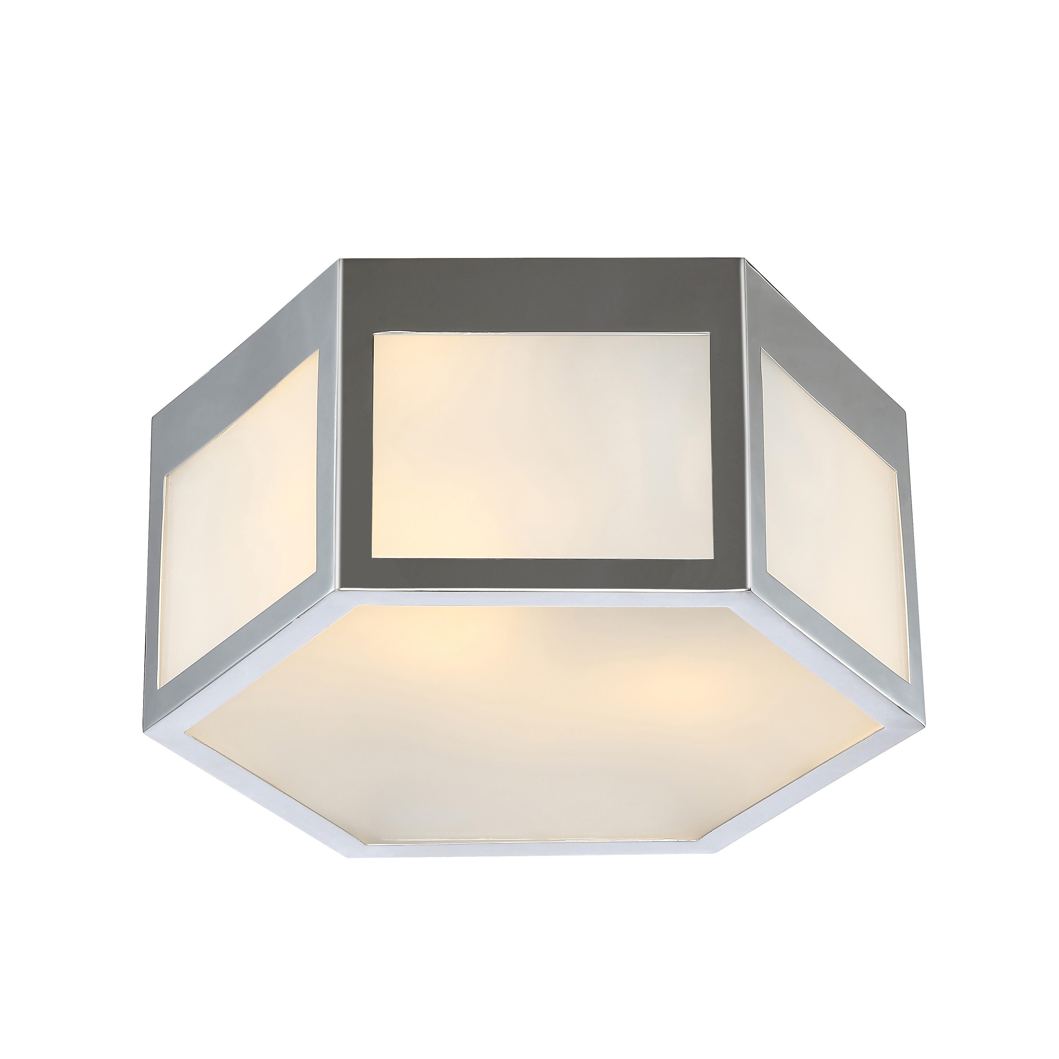 Jonathan Y Moderno 16" Flush Mount Light, , large