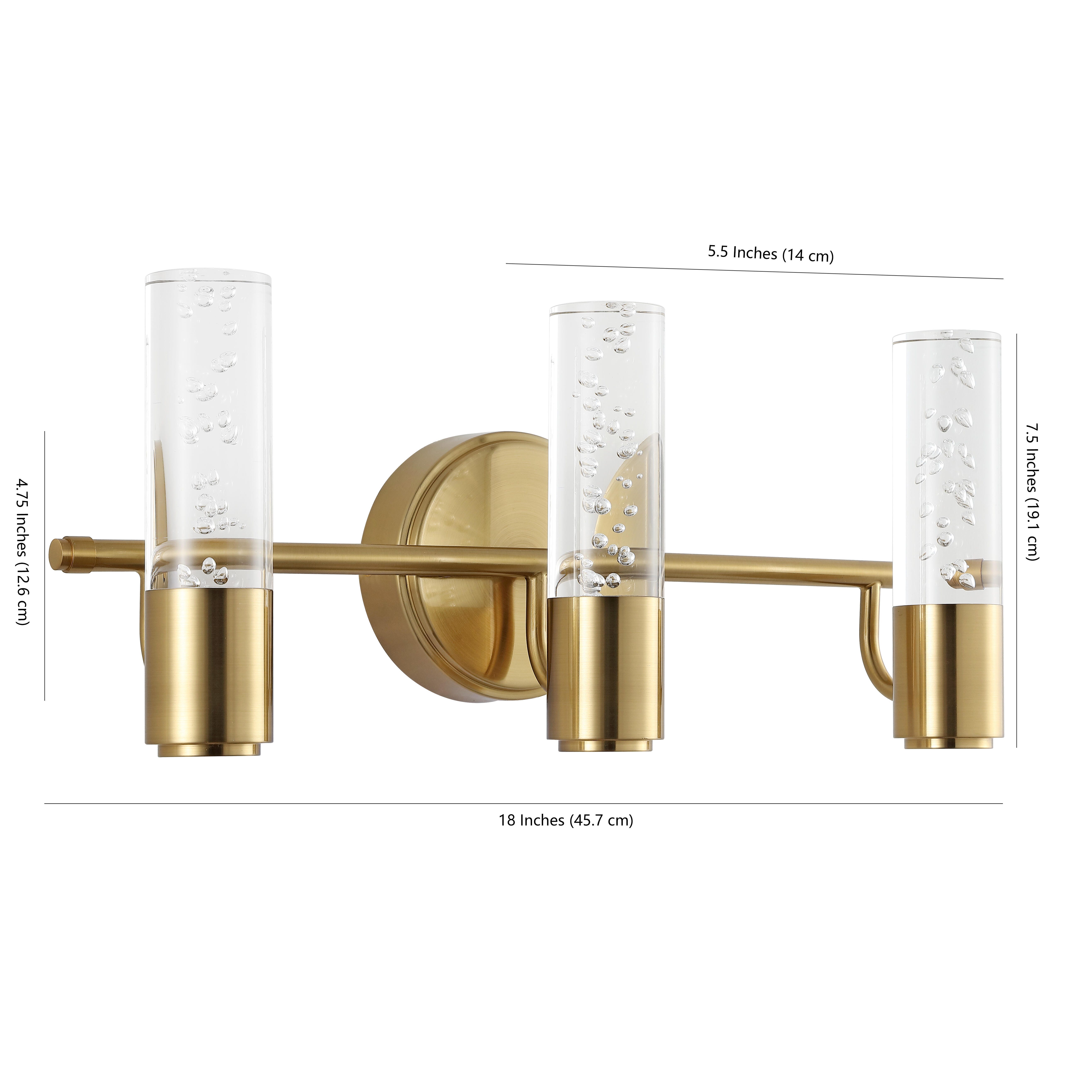 Jonathan Y 3-Light LED Sconce, , large
