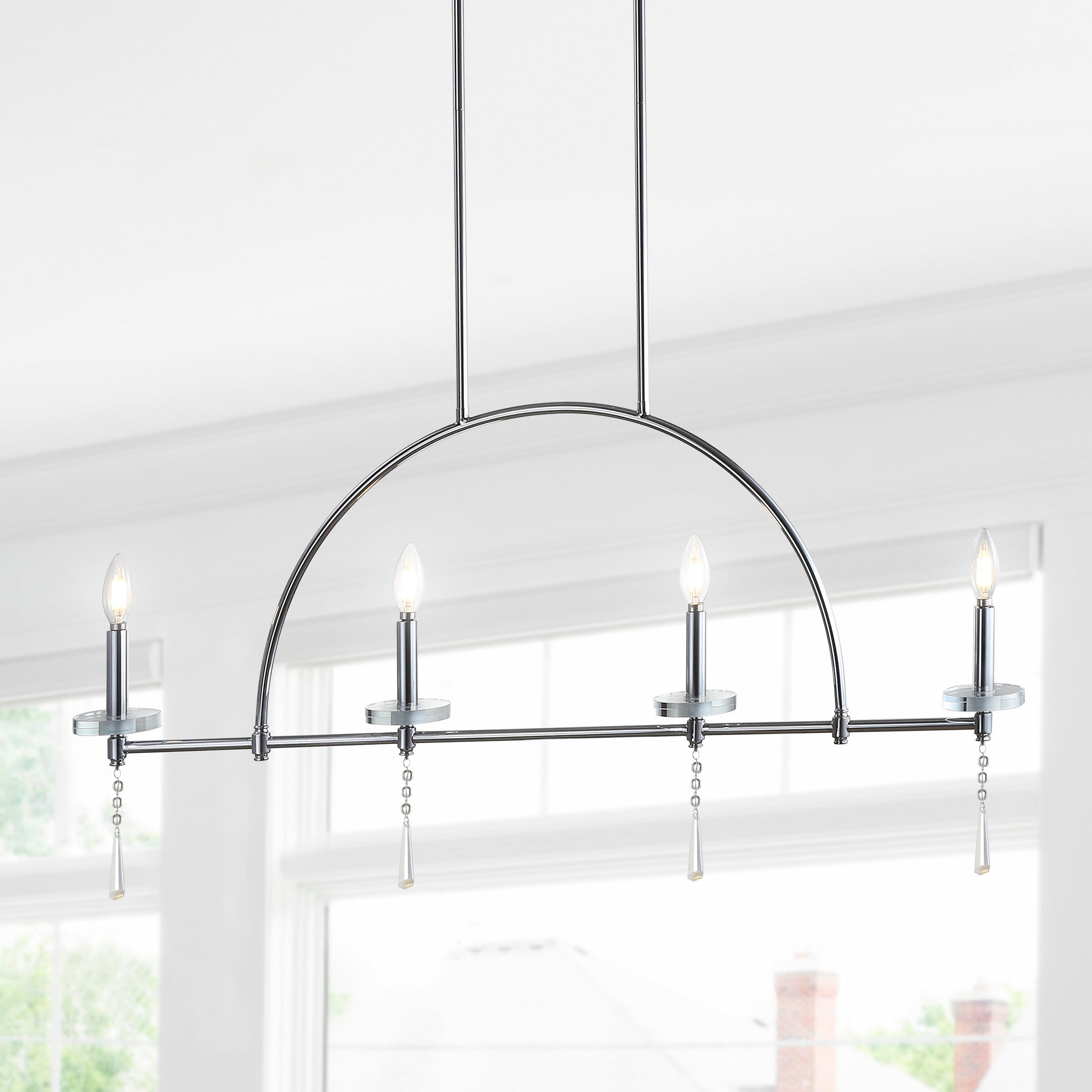 Jonathan Y Sculptural Pendant Light, , large