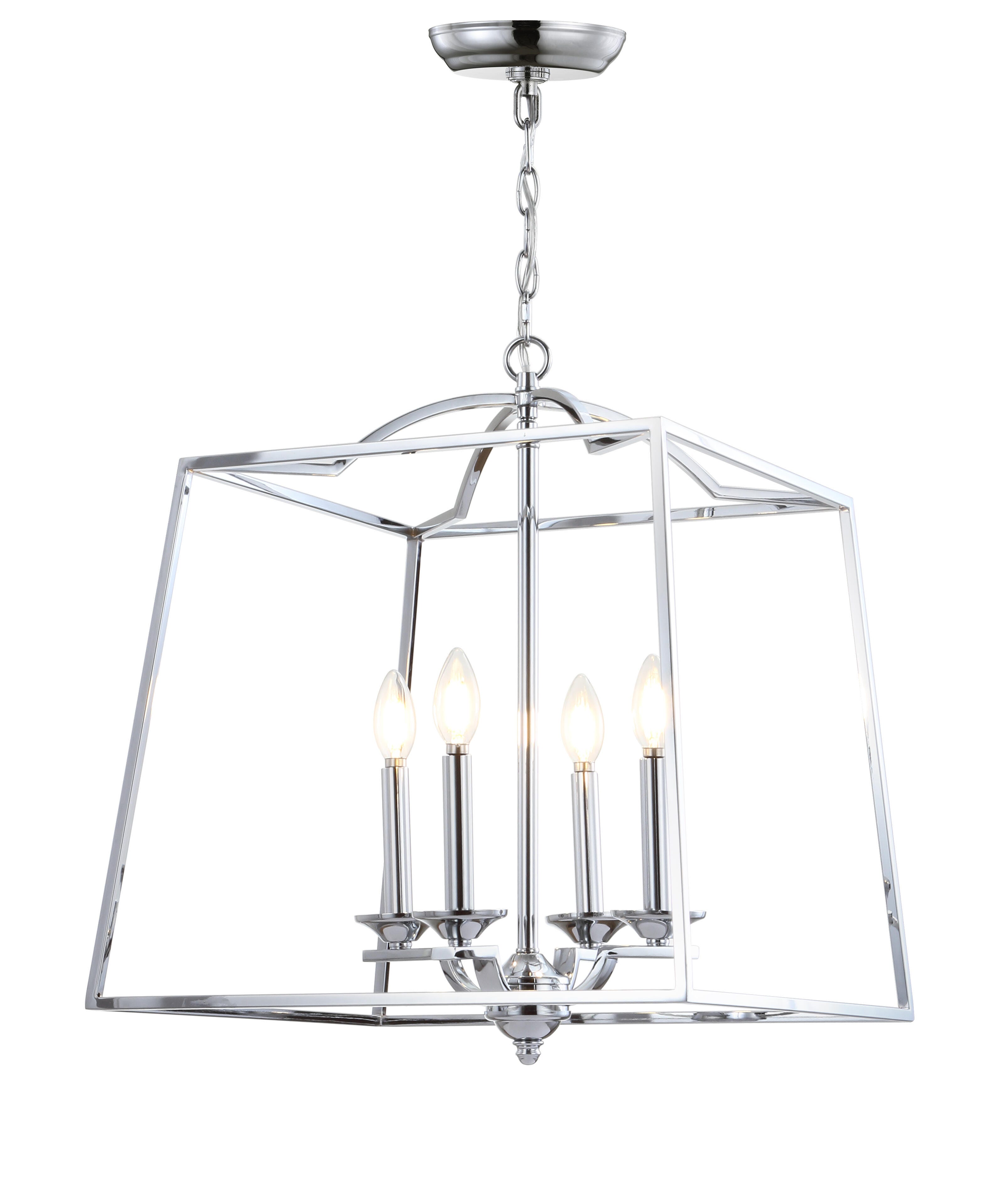 Jonathan Y 4-bulb Abstract Pendant Light, , large