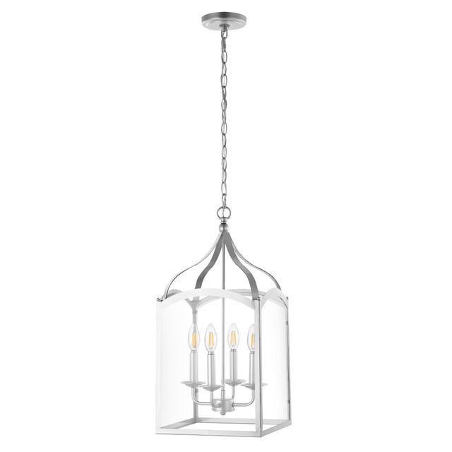 Jonathan Y 4-bulb Pendant Light, Silver