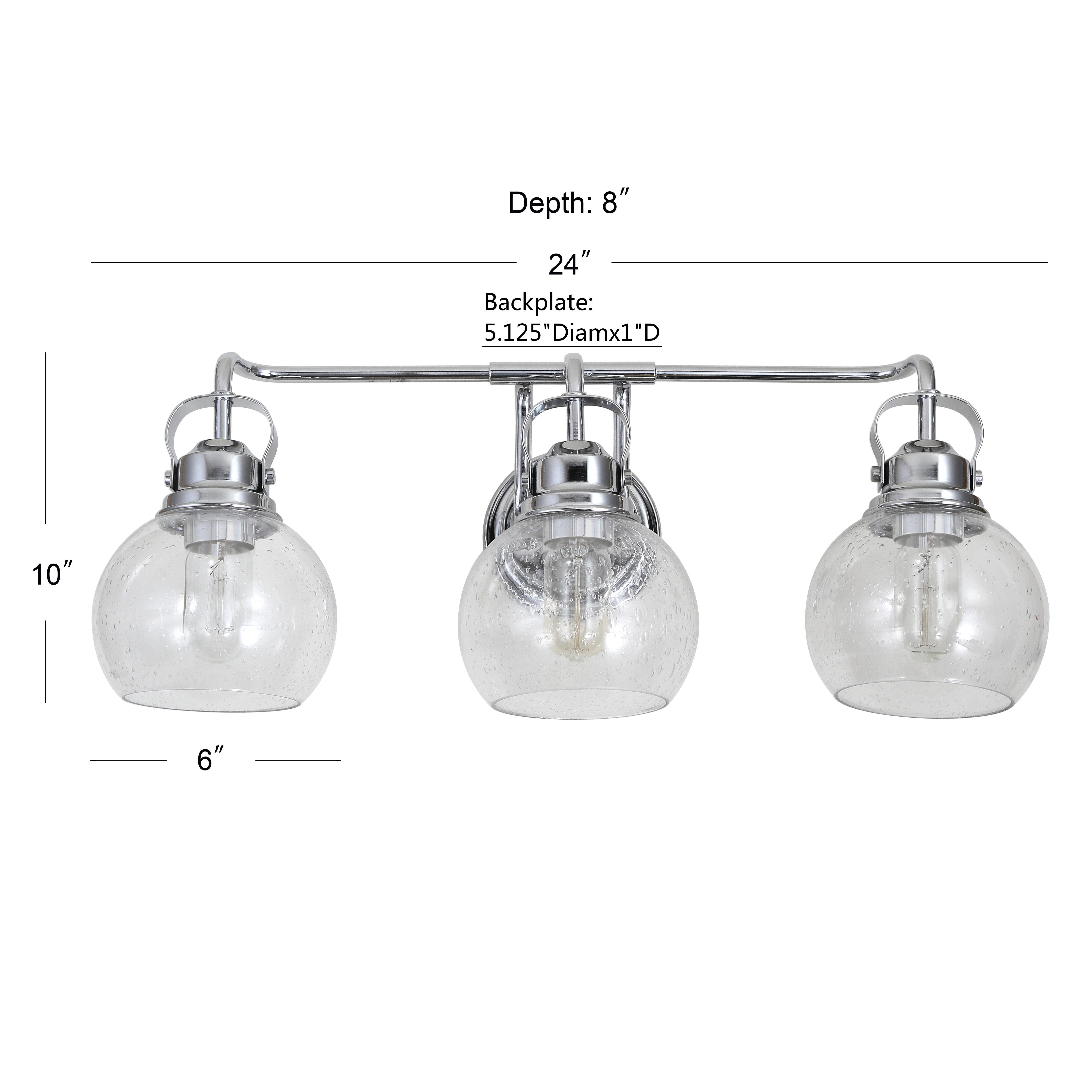 Jonathan Y 3-Light Round Sconce, , large