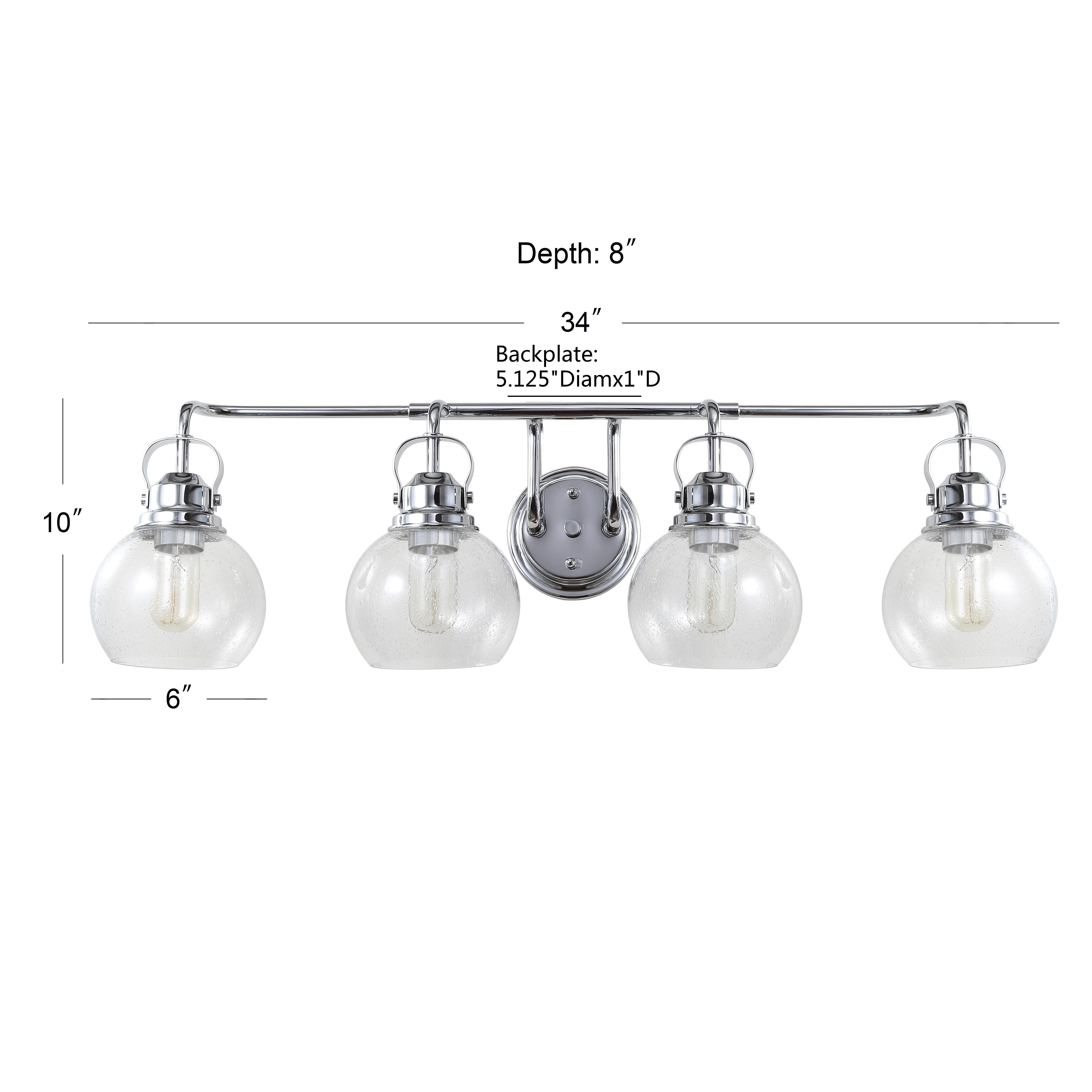 Jonathan Y 4-Light Small Sconce, , large