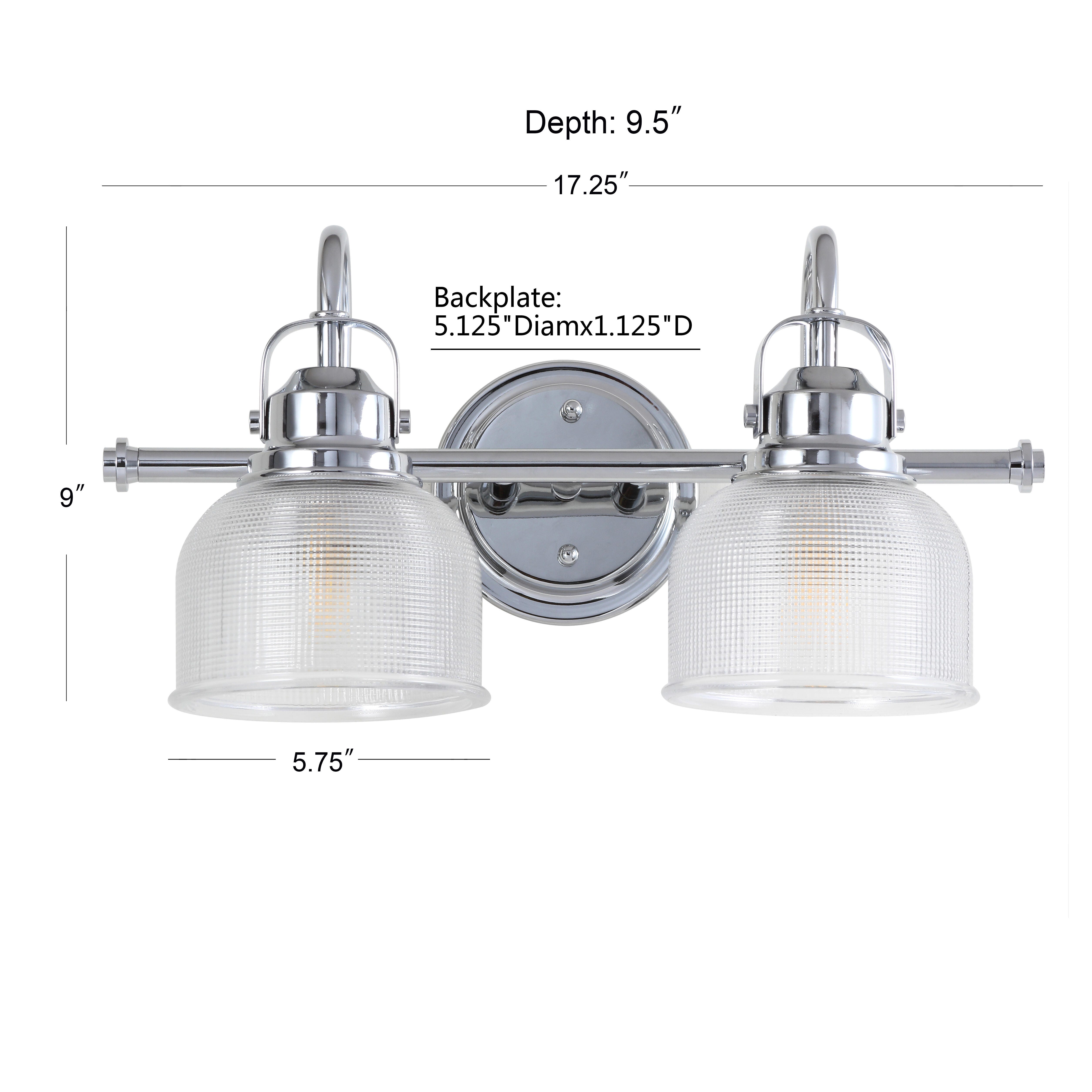 Jonathan Y 2-Light Small Sconce, , large