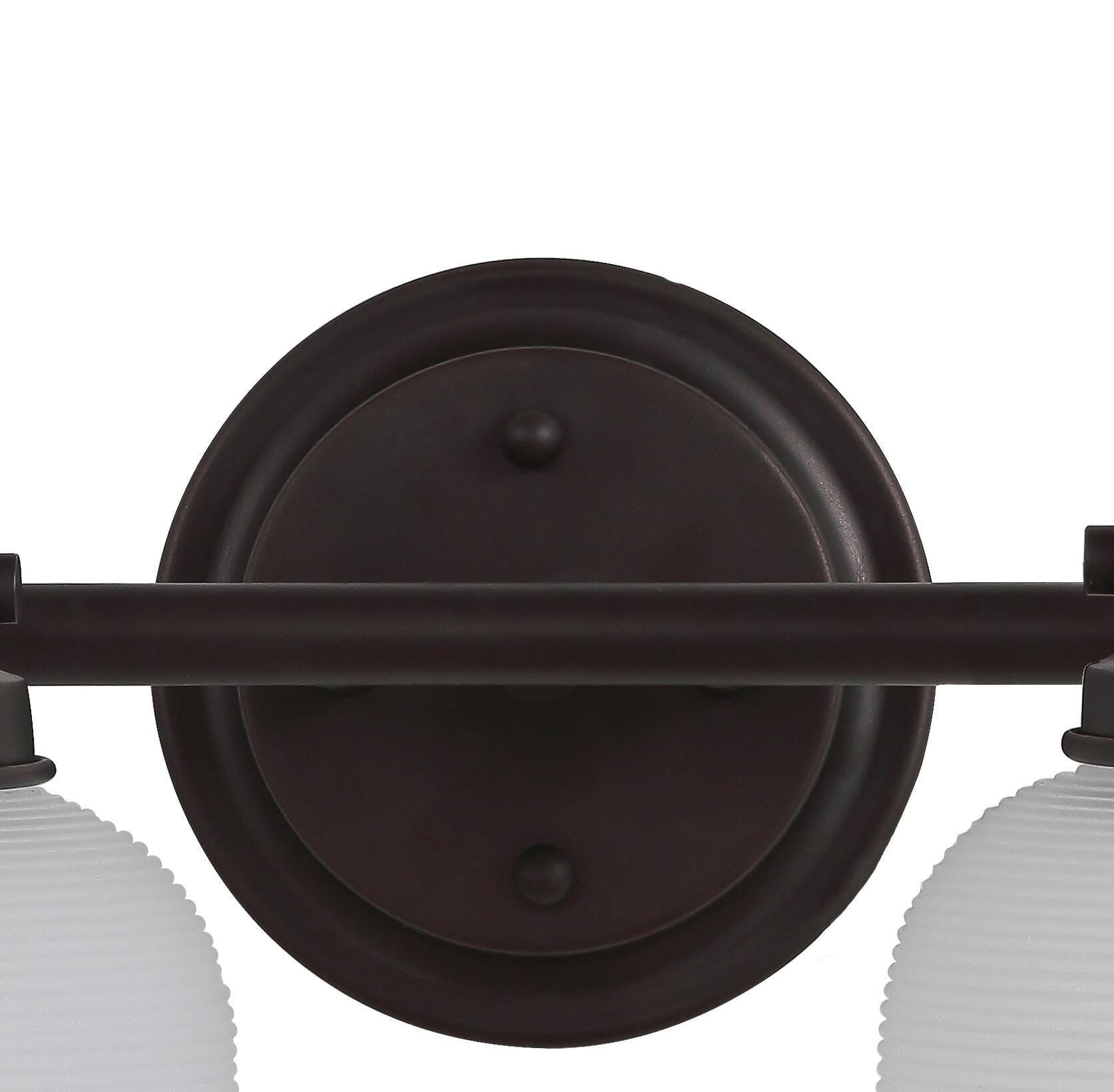 Jonathan Y 3-Light Sconce, Rubbed Bronze, large