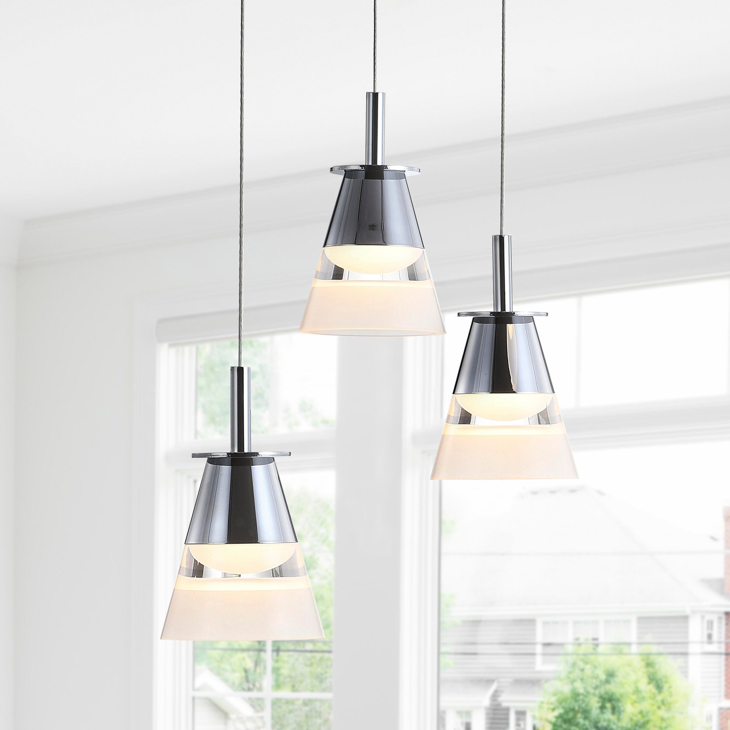 Jonathan Y Cluster Pendant Light, , large