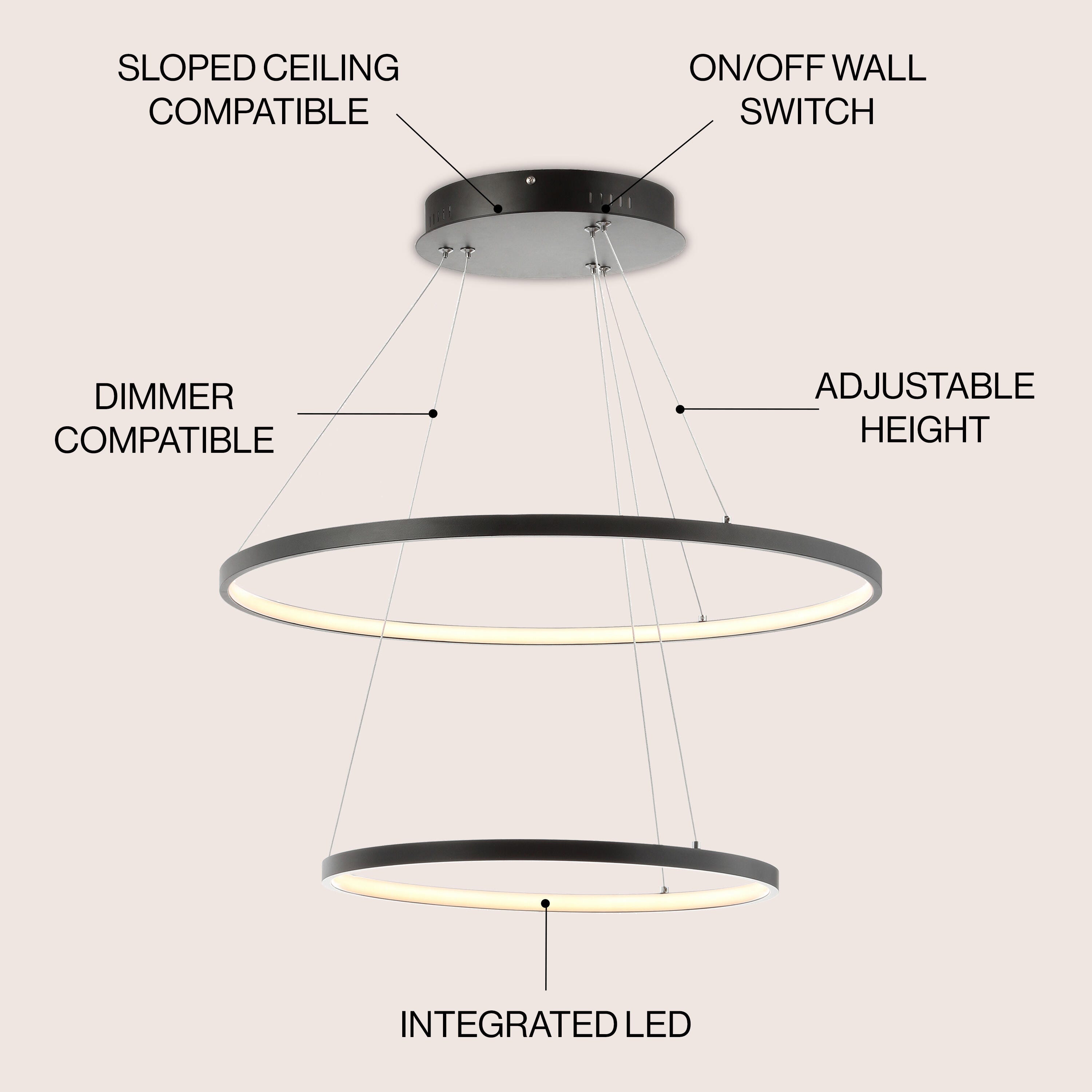 Jonathan Y Pendant Light, , large
