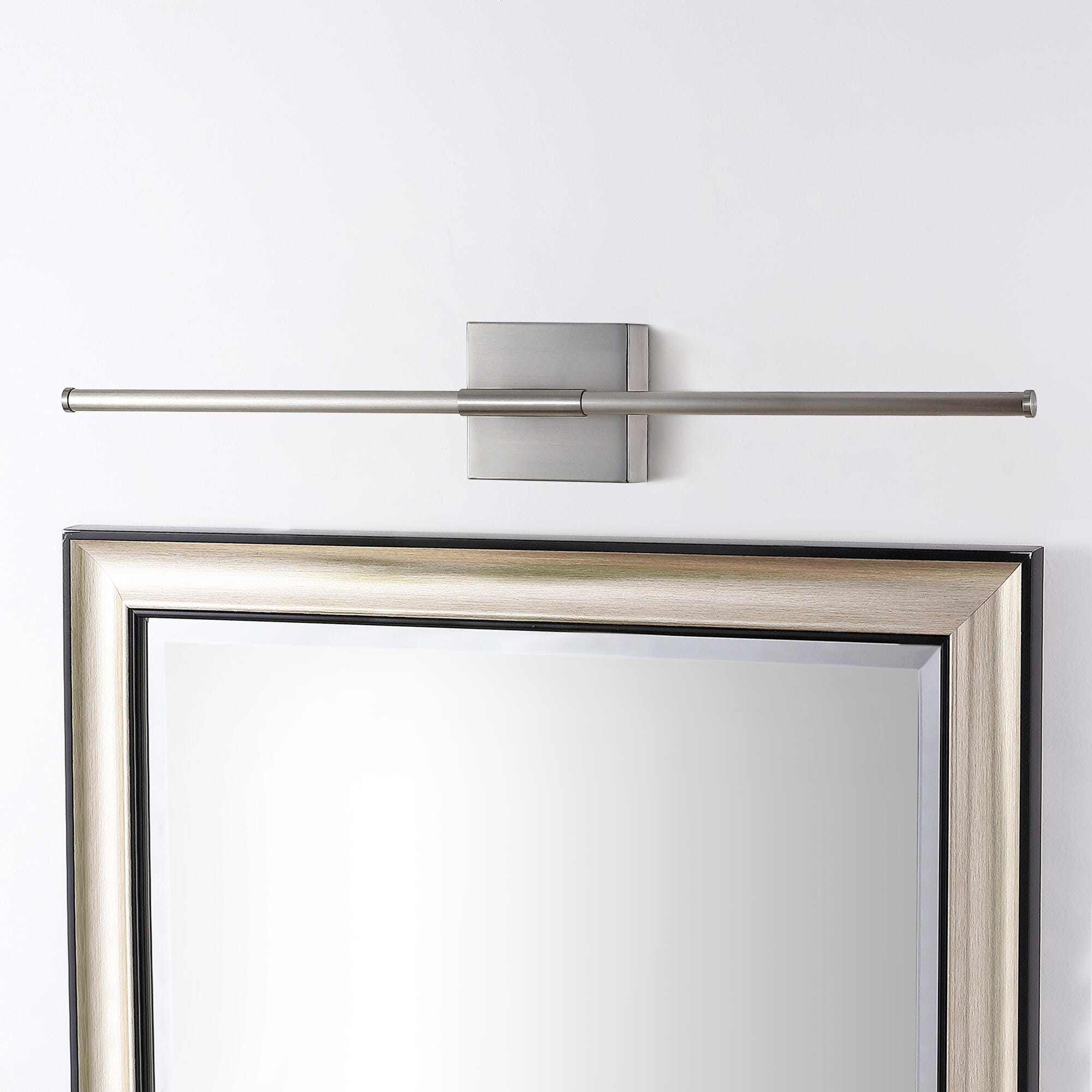 Jonathan Y Wall Sconce, Nickel, rollover