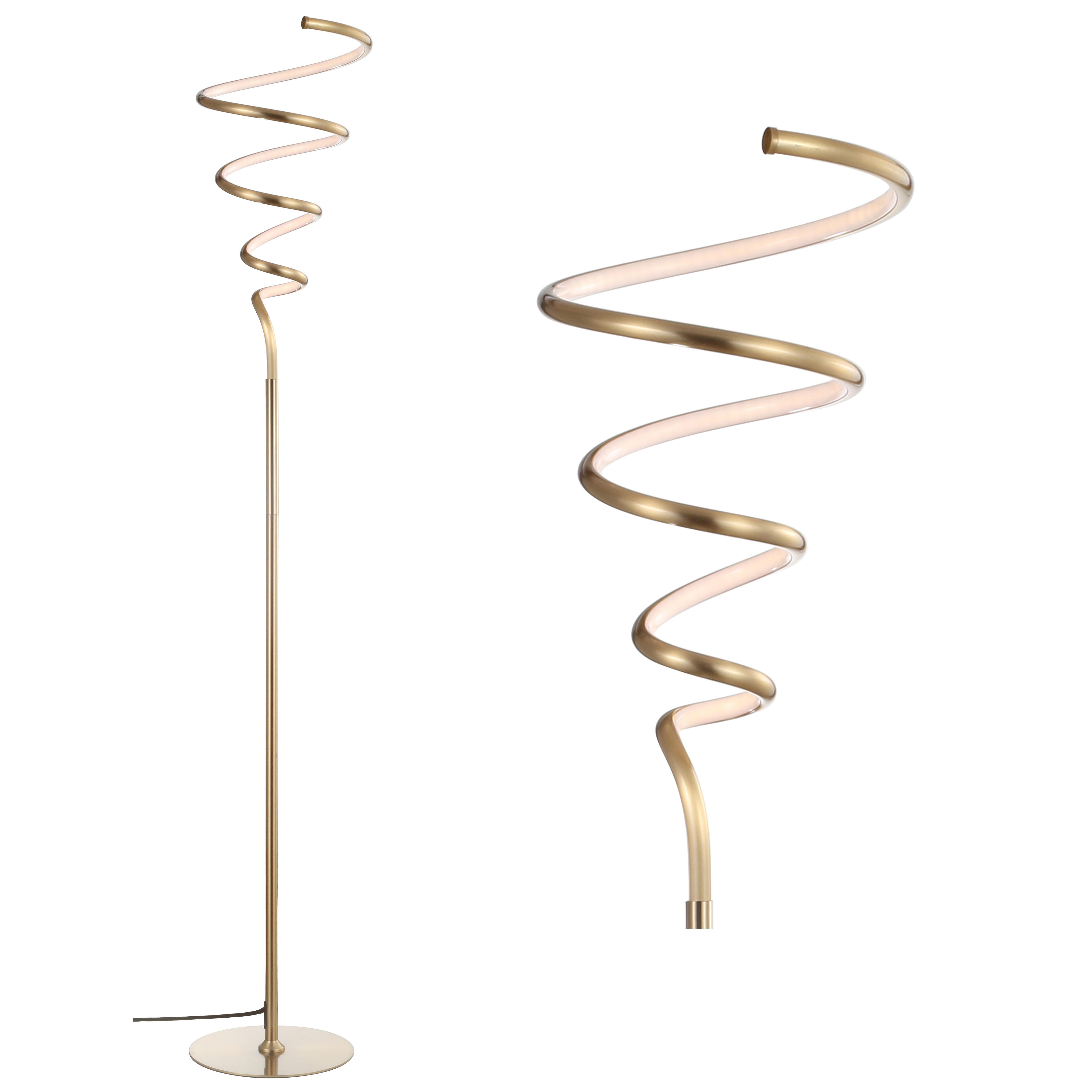 Jonathan Y Floor Lamp, Gold, large
