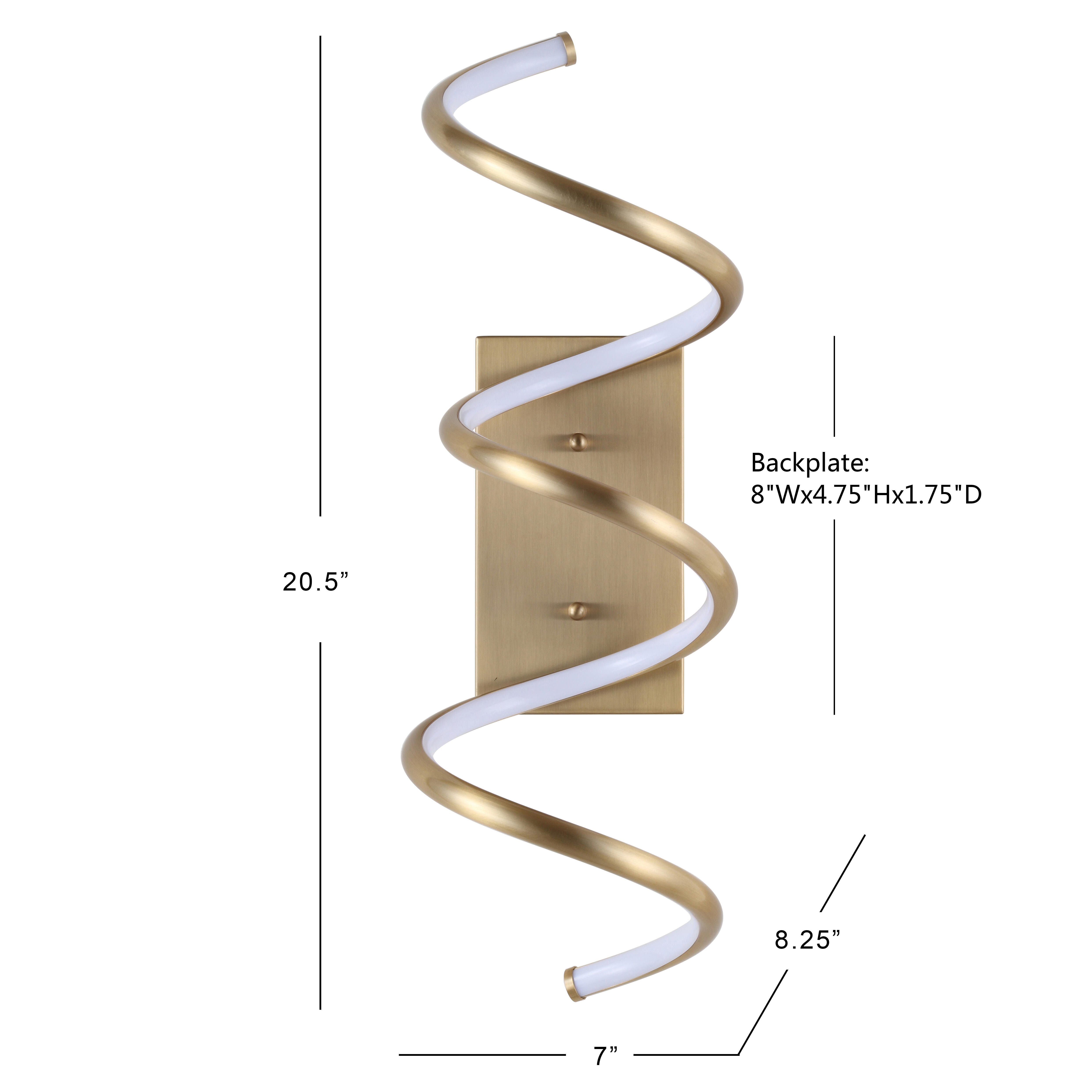 Jonathan Y Light Sconce, Gold, large