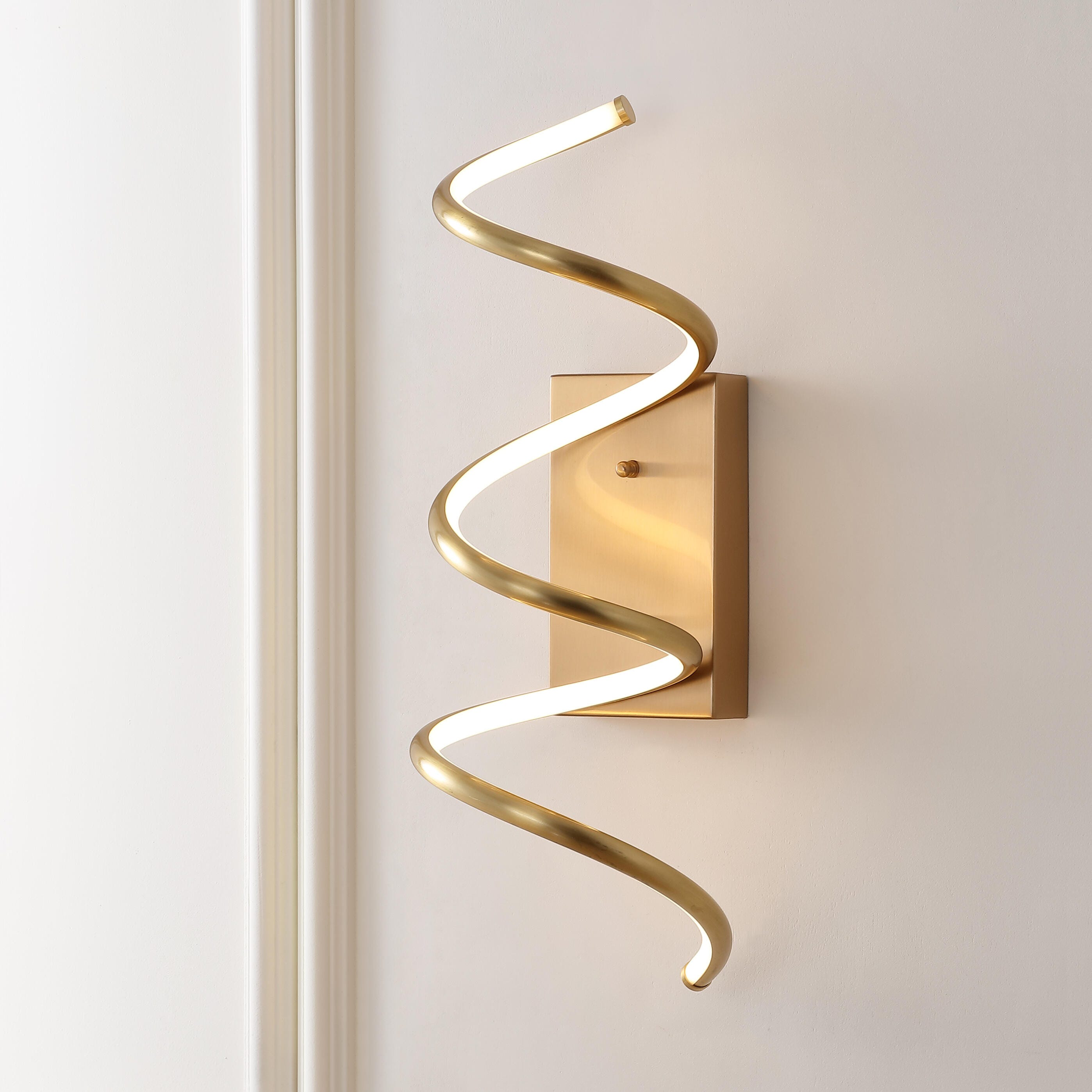 Jonathan Y Light Sconce, Gold, large
