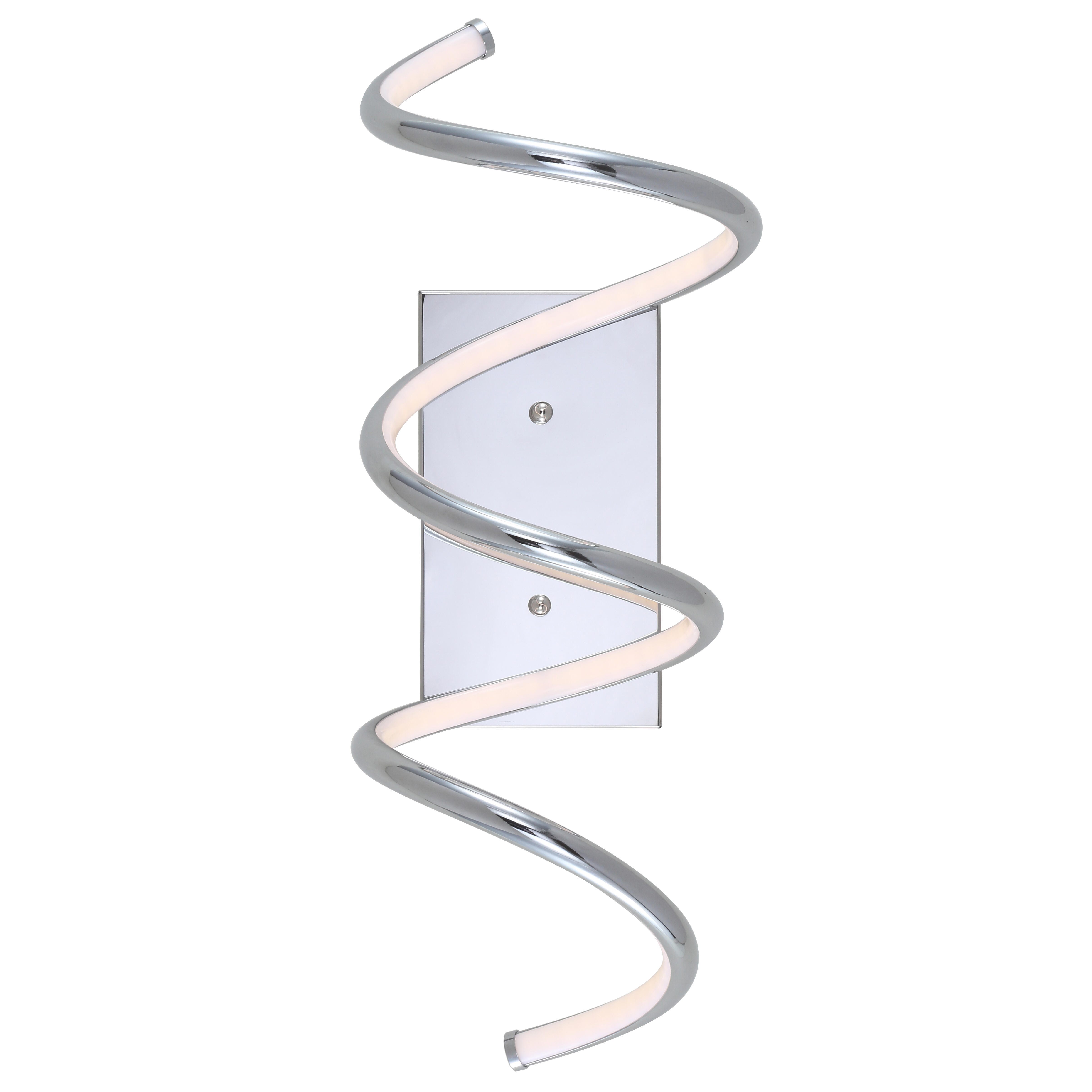Jonathan Y Light Sconce, Chrome, large