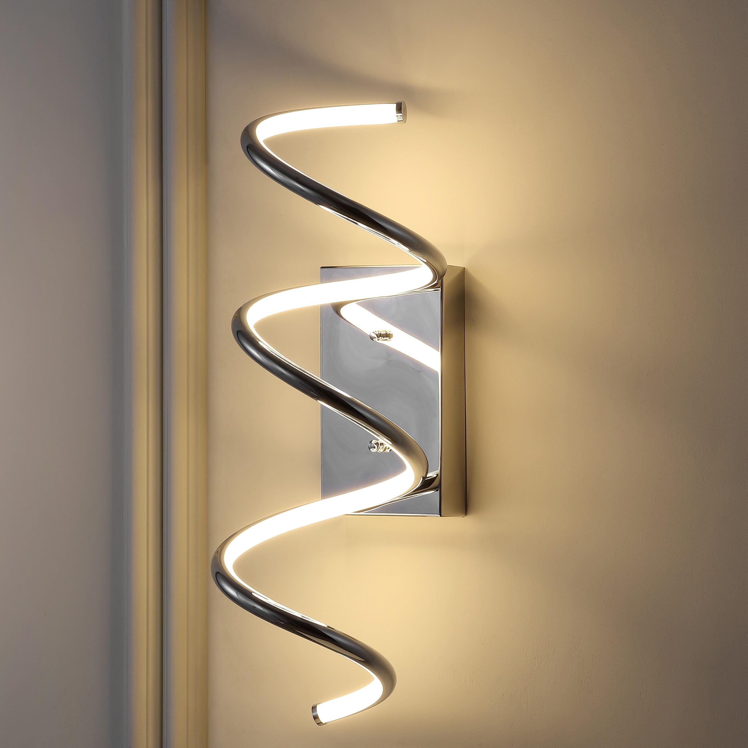 Jonathan Y Light Sconce, Chrome, large