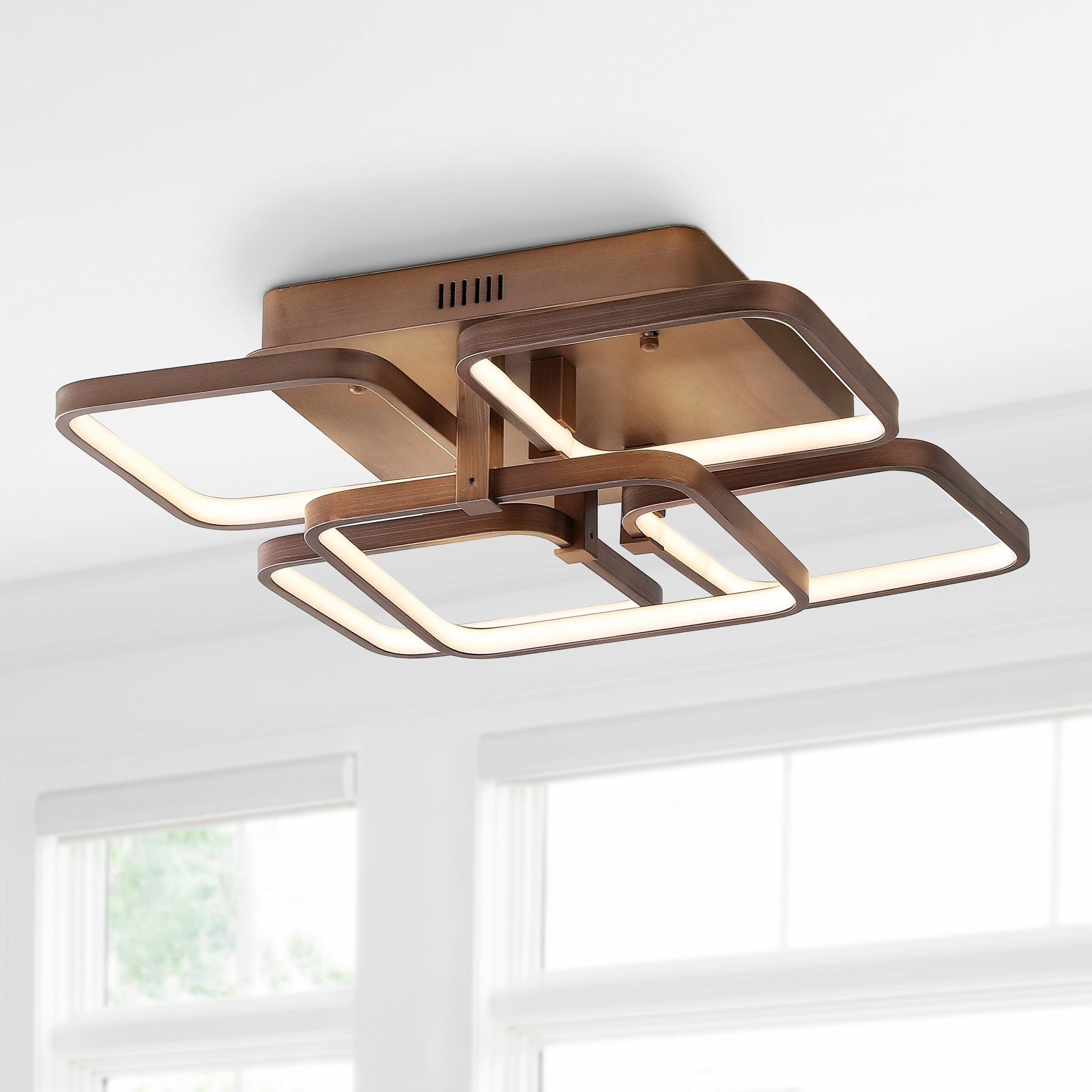 Jonathan Y Flush Mount Ceiling Light, , large