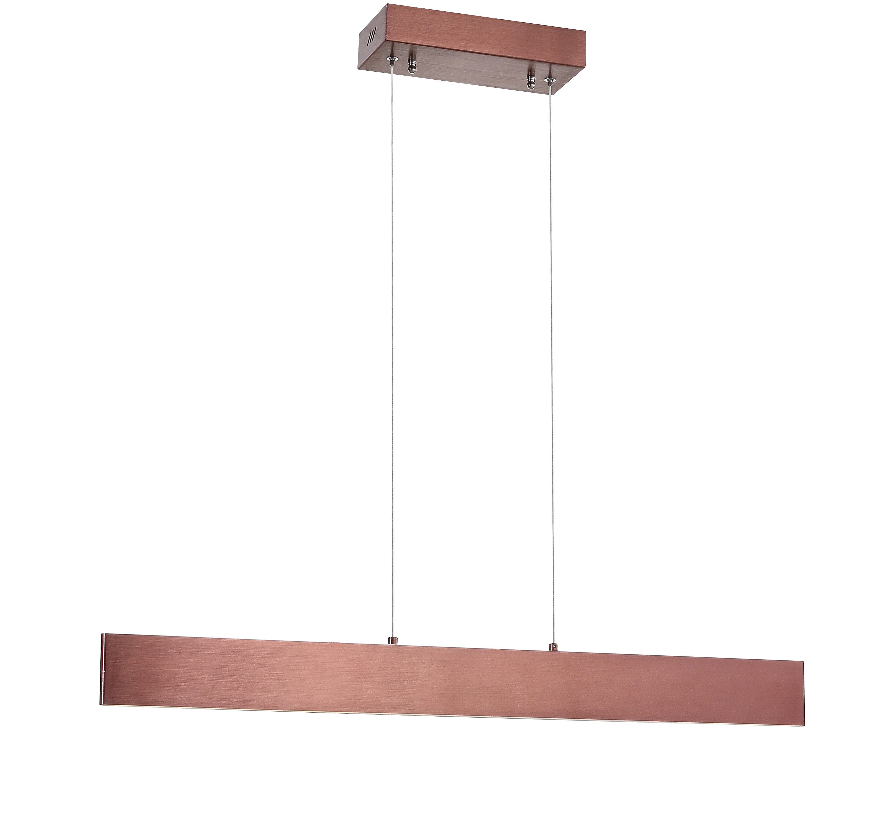Jonathan Y Draper Pendant Light, Anodized Bronze, large