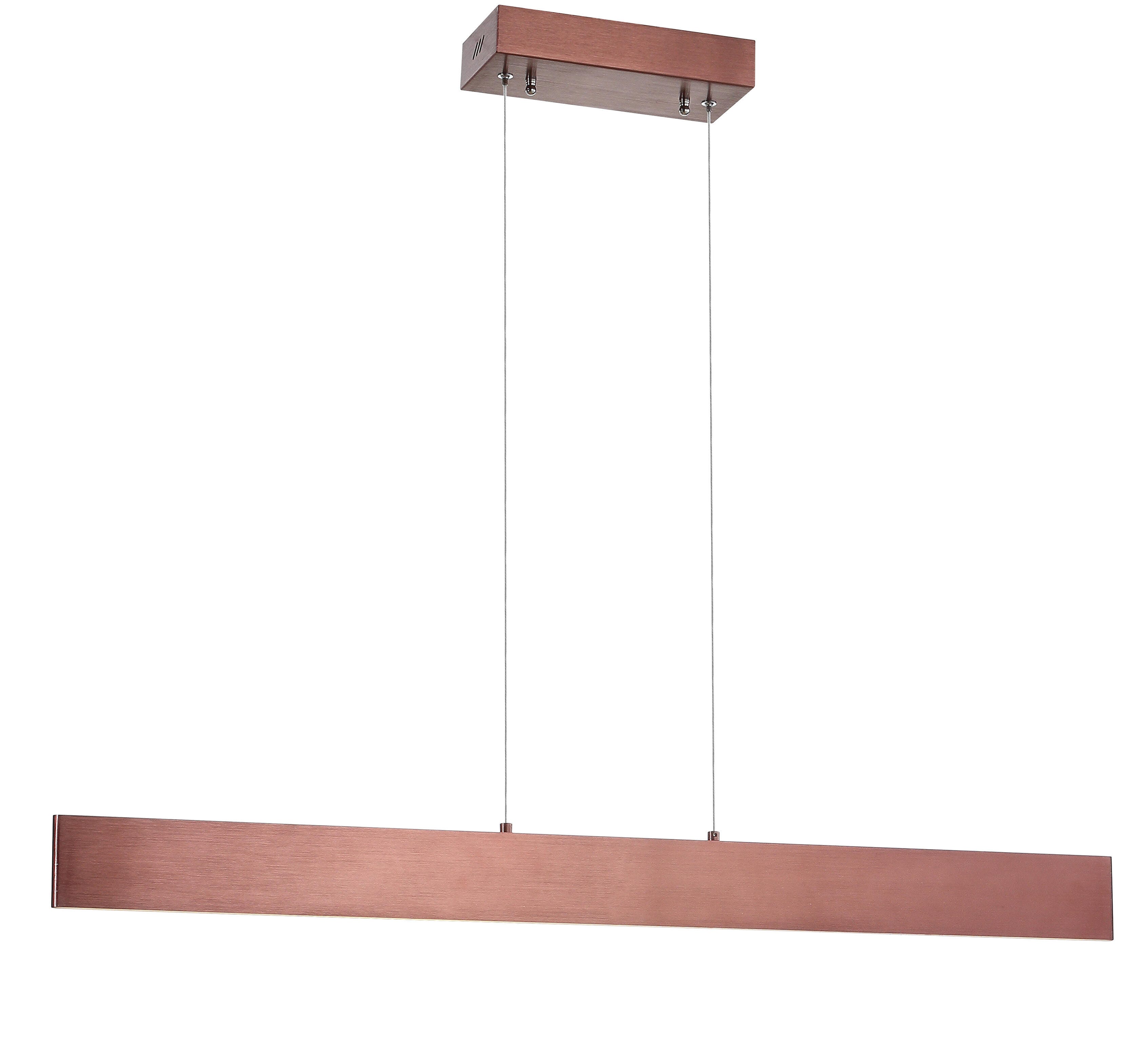 Jonathan Y Draper LED Pendant Light, Anodized Bronze, large