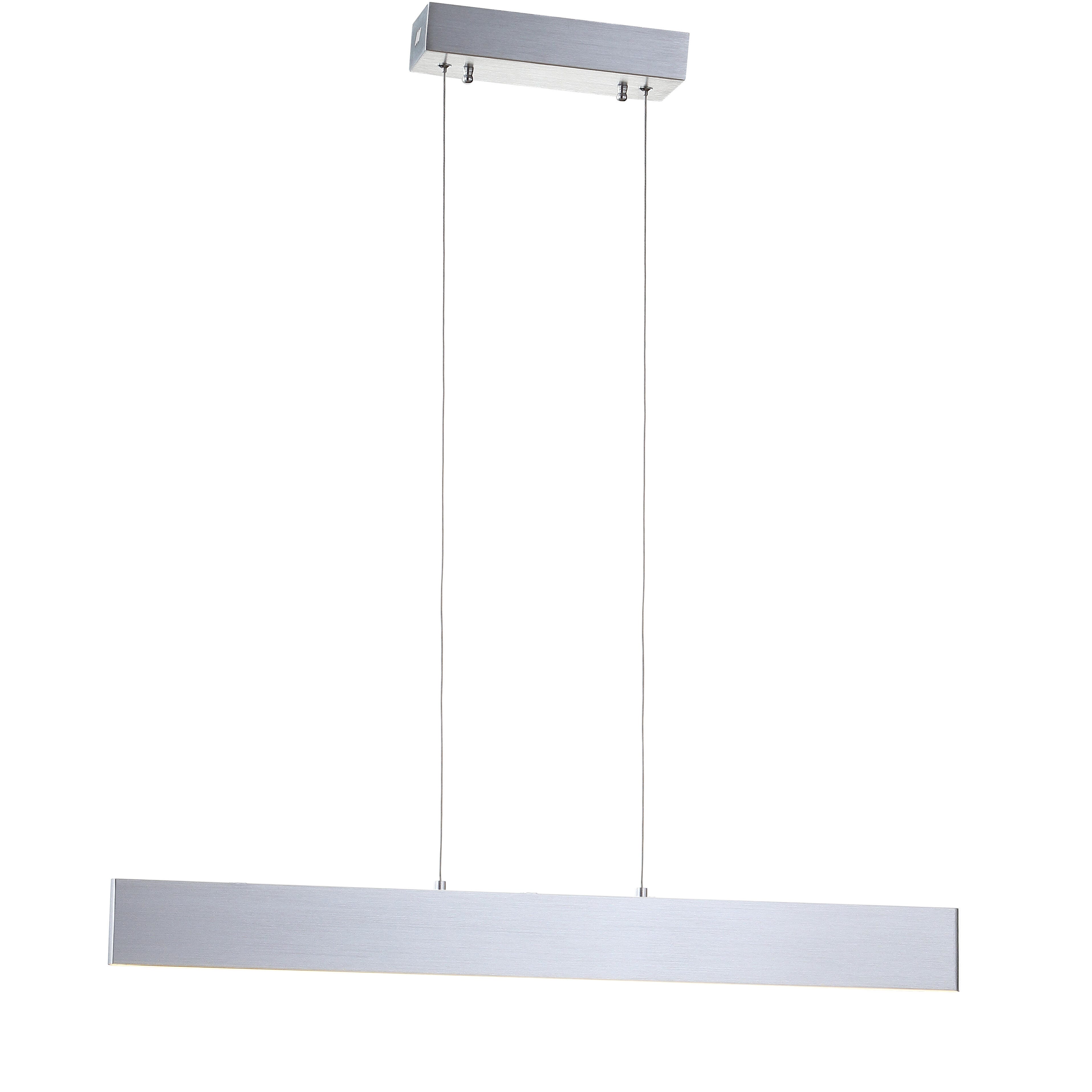 Jonathan Y Draper Pendant Light, Brushed Aluminum, large
