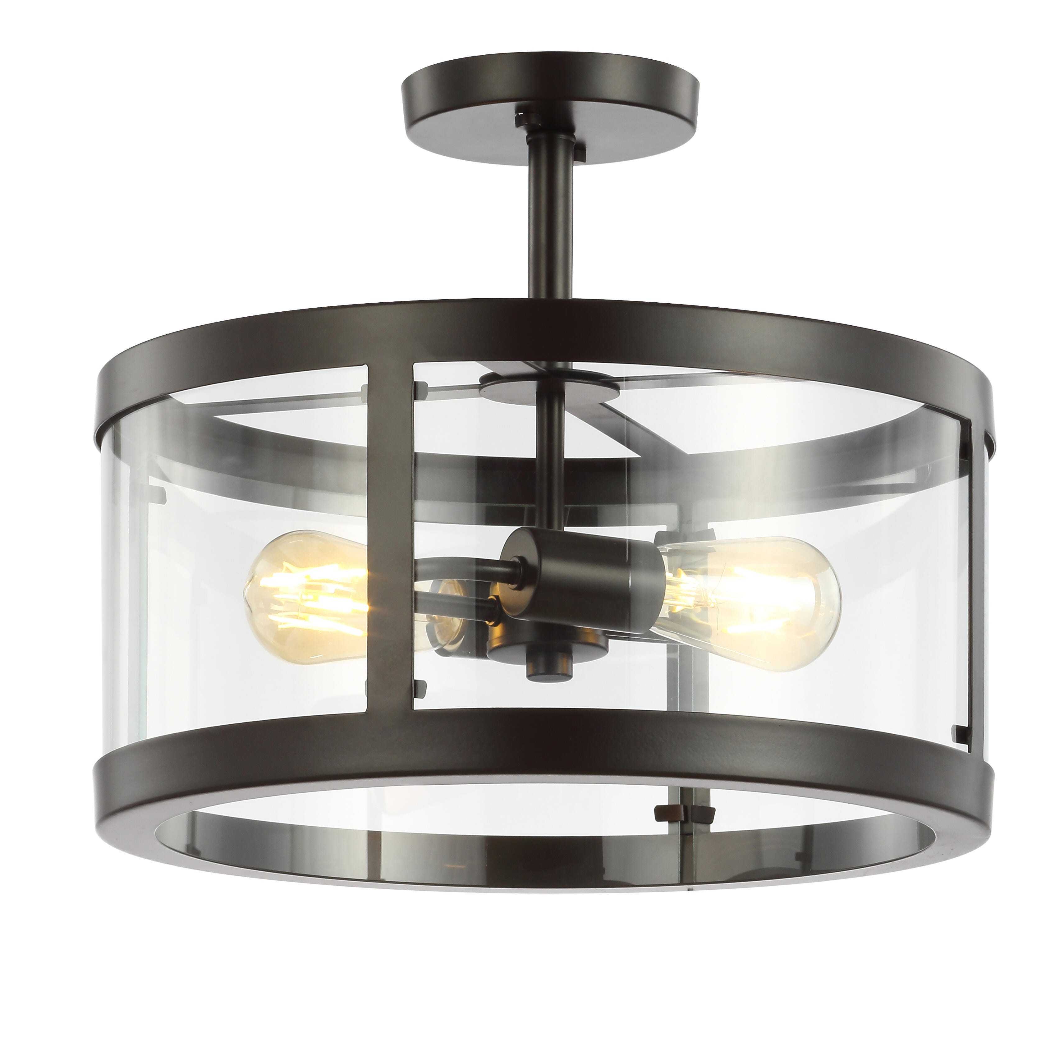 Jonathan Y Herndon 2-Light Flush Mount, , large