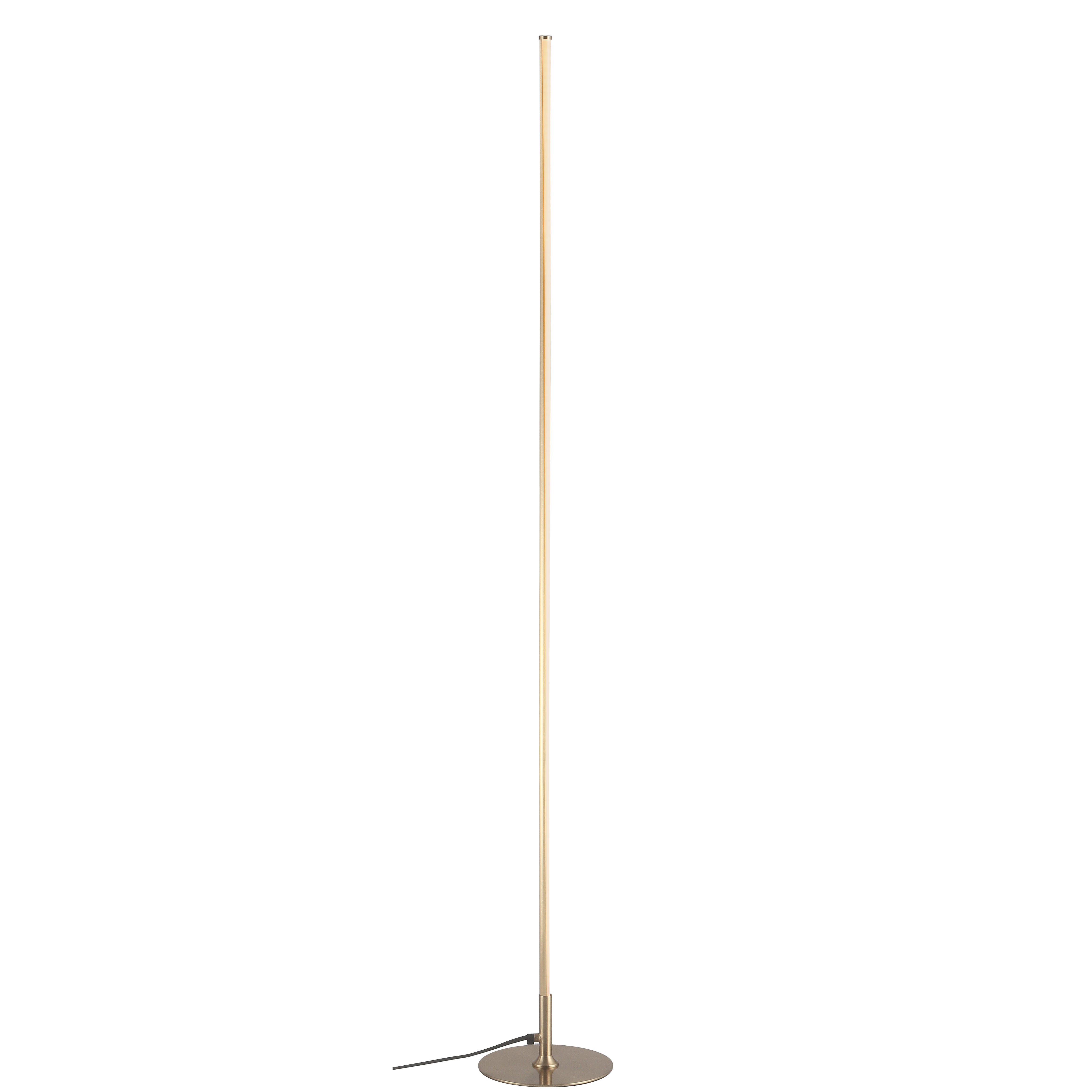 Jonathan Y Iris Floor Lamp, Gold, large