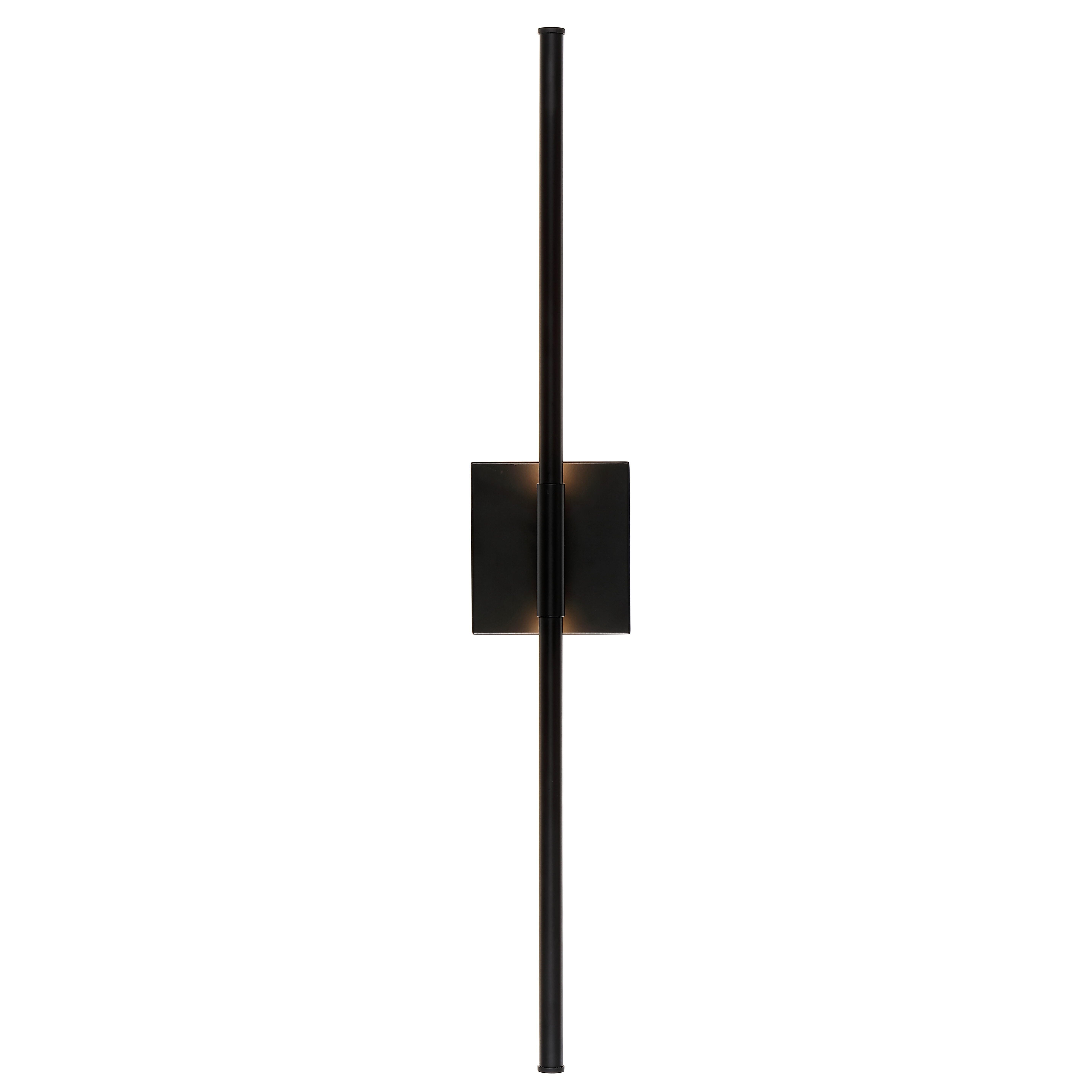 Jonathan Y Makena Wall Sconce, Black, large