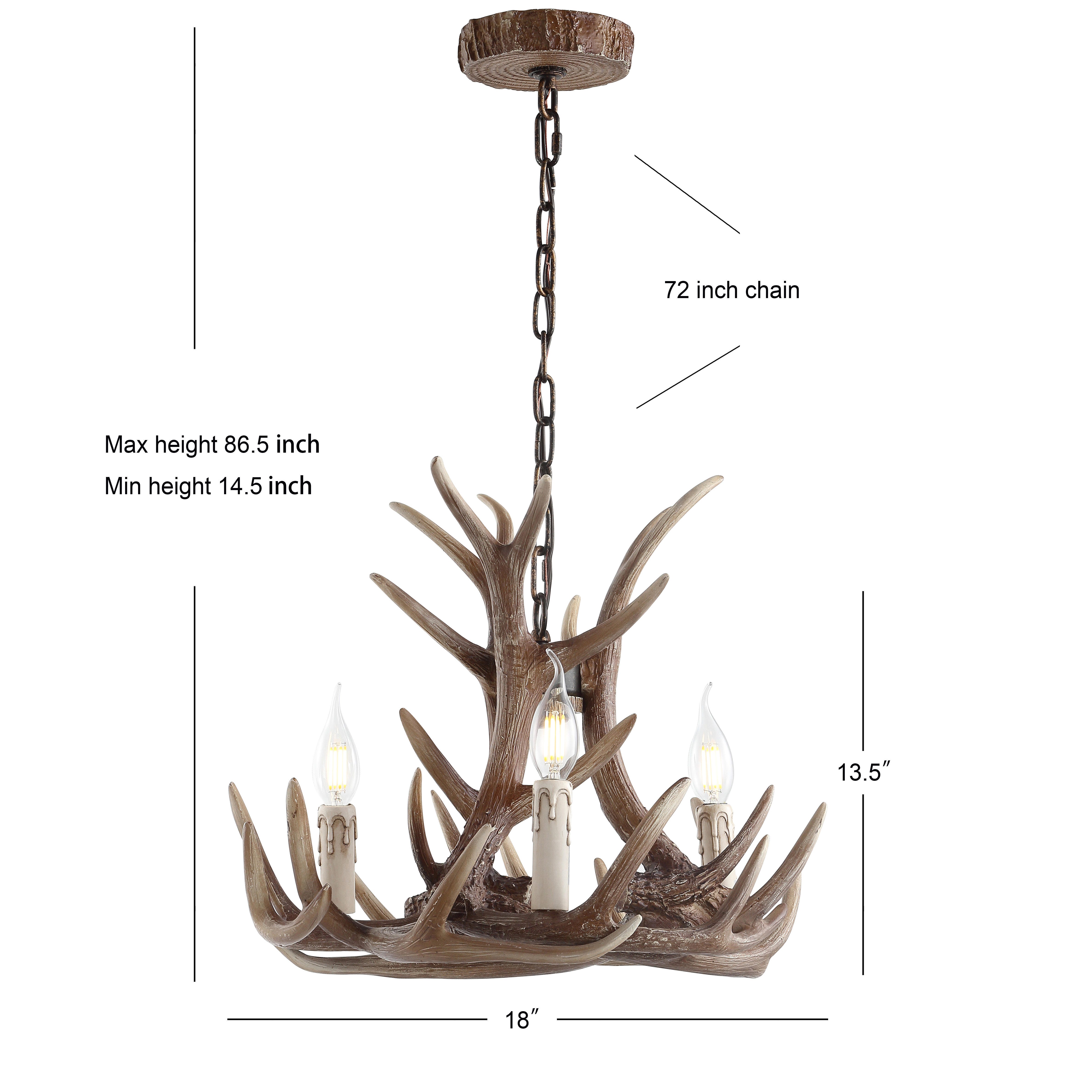 Jonathan Y Nelle 3-Light Chandelier, , large