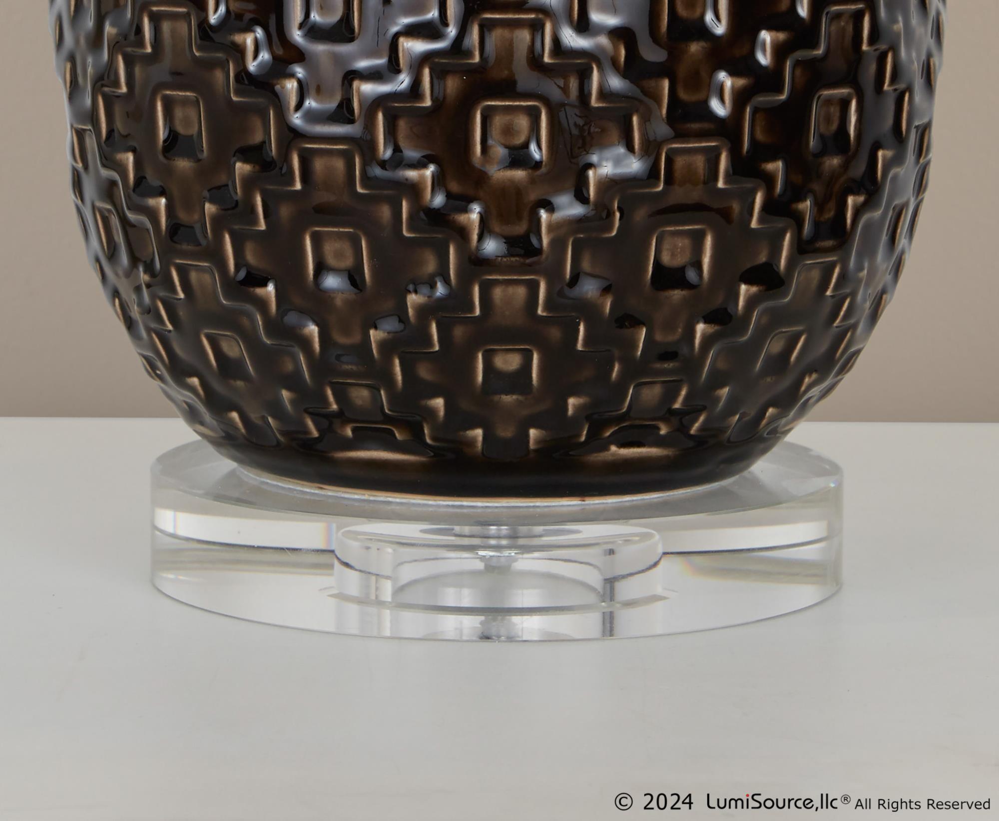 LumiSource Onyx Table Lamp, , large