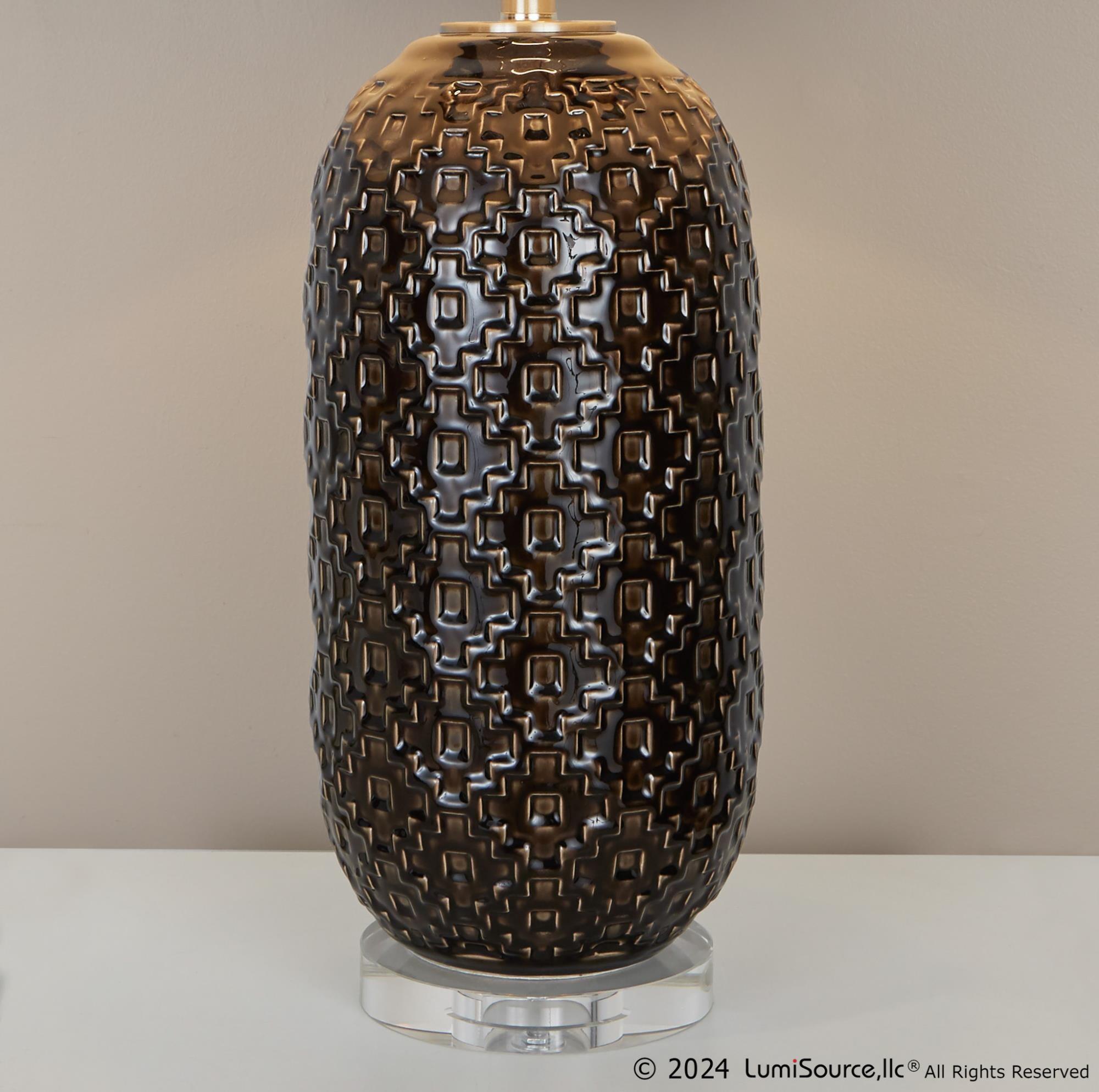 LumiSource Onyx Table Lamp, , large