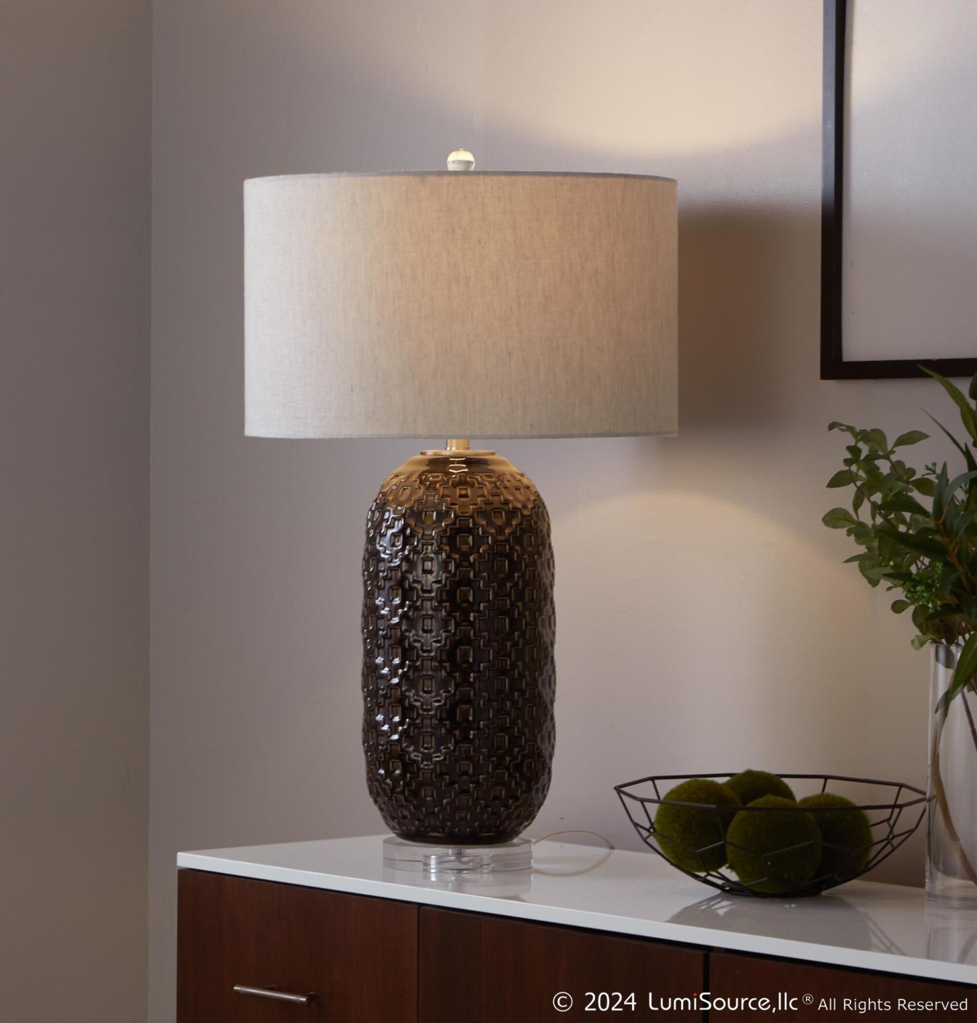 LumiSource Onyx Table Lamp, , large