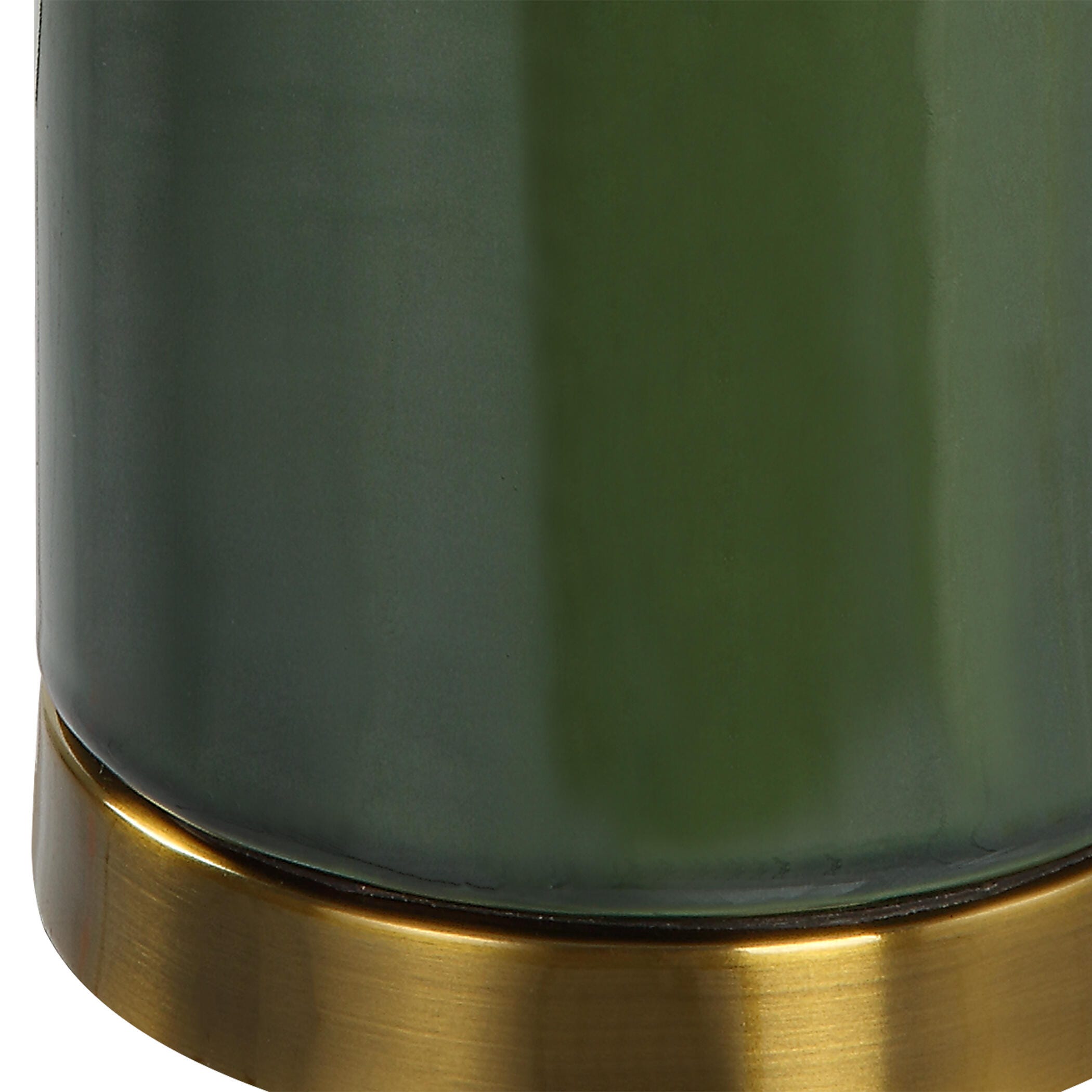 Exalted Living Cylinders Table Lamp, Green, large