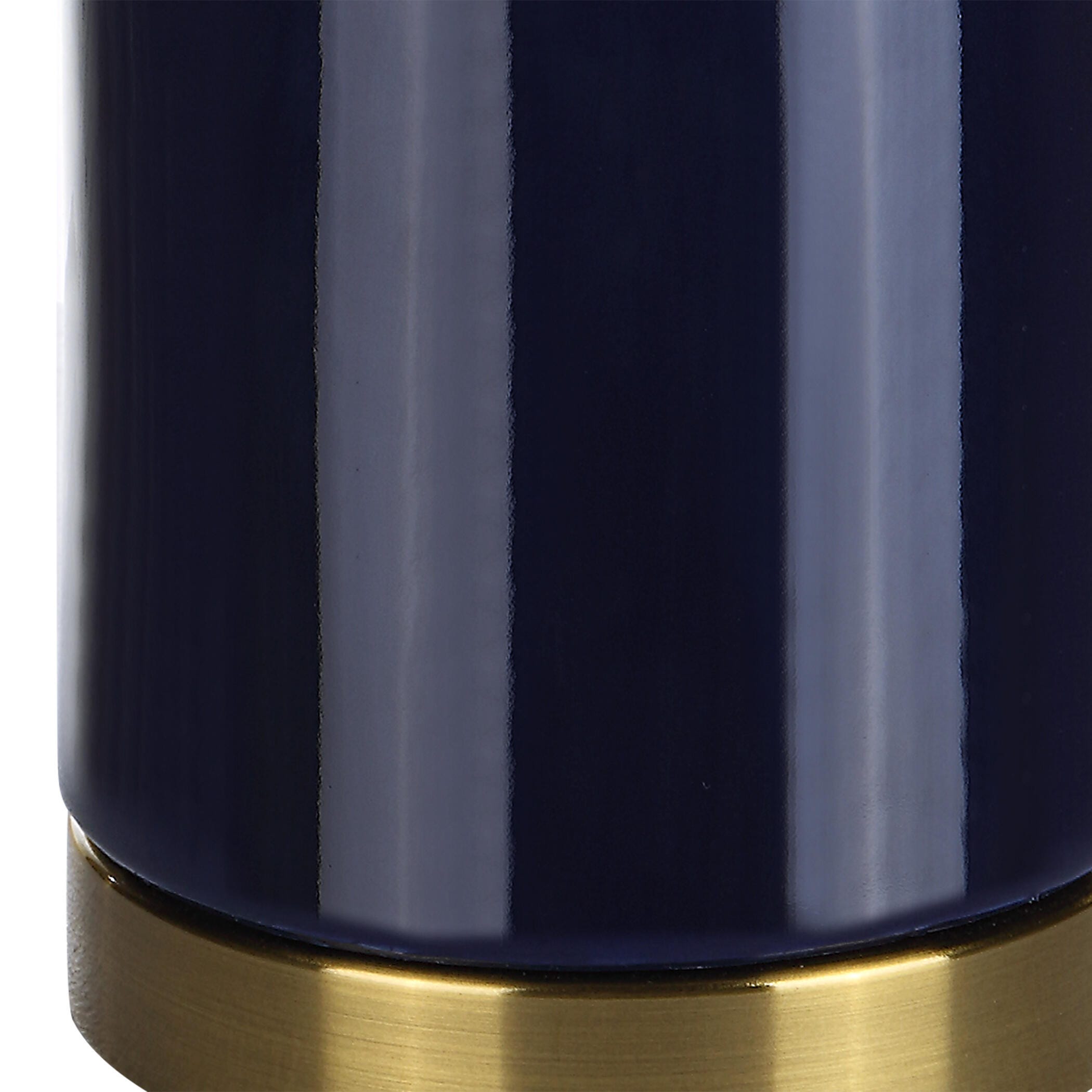 Exalted Living Cylinders Table Lamp, Blue, large