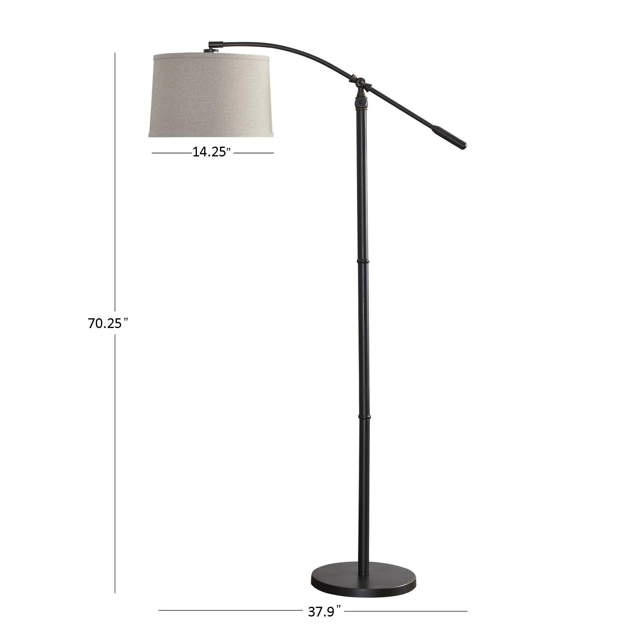 Exalted Living Tall Arm Floor Lamp, , large