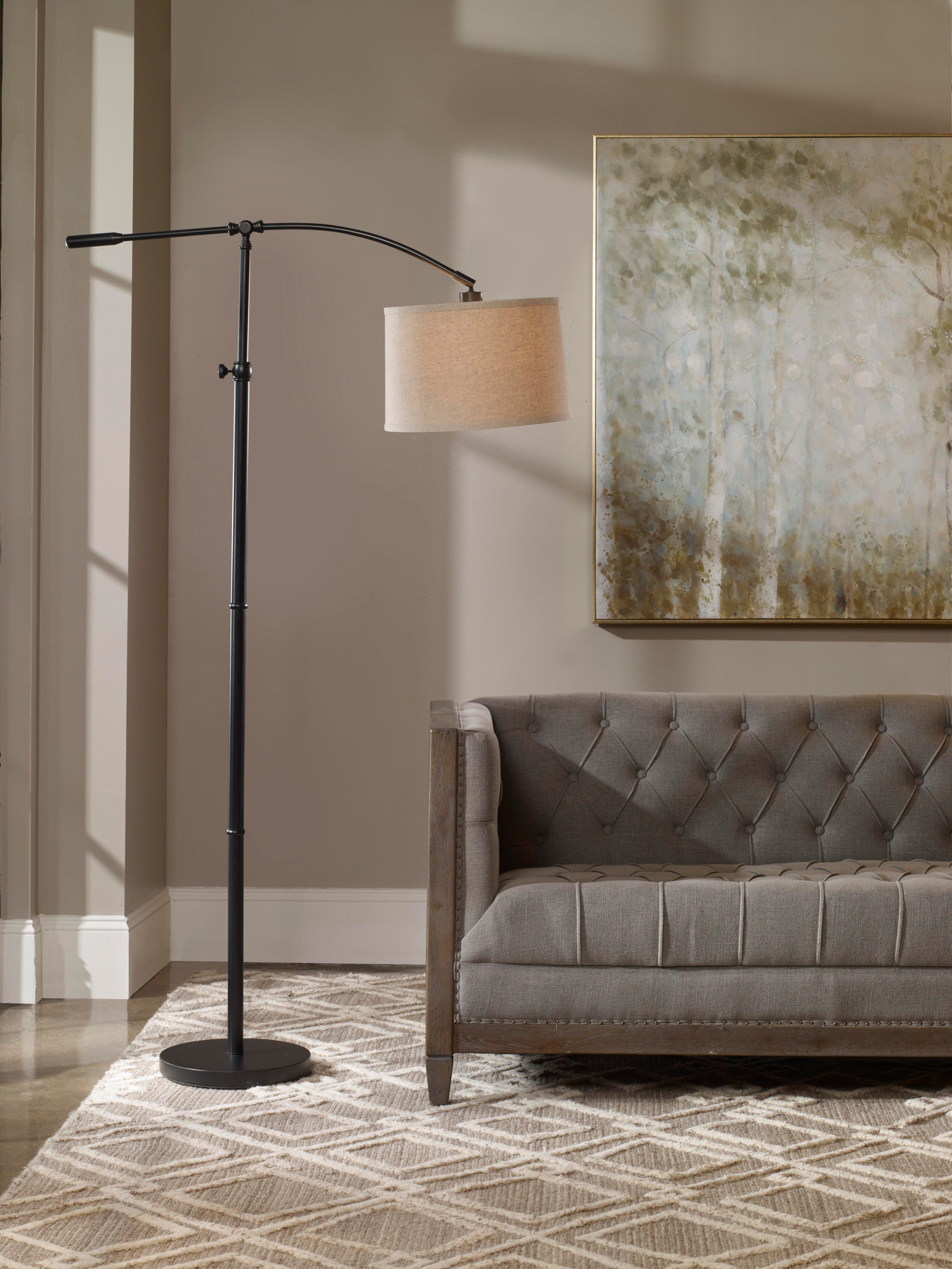 Exalted Living Tall Arm Floor Lamp, , large