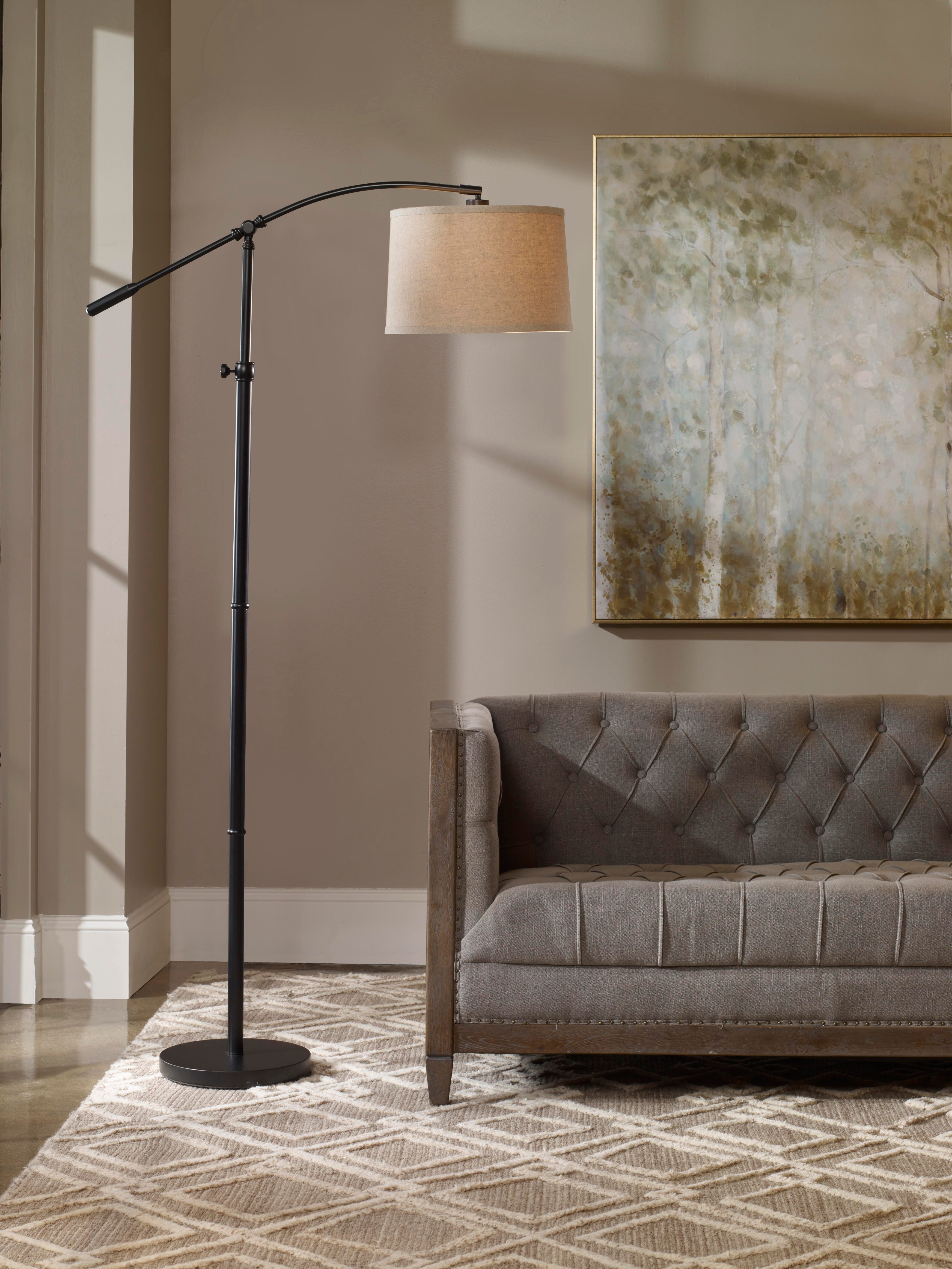 Exalted Living Tall Arm Floor Lamp, , large