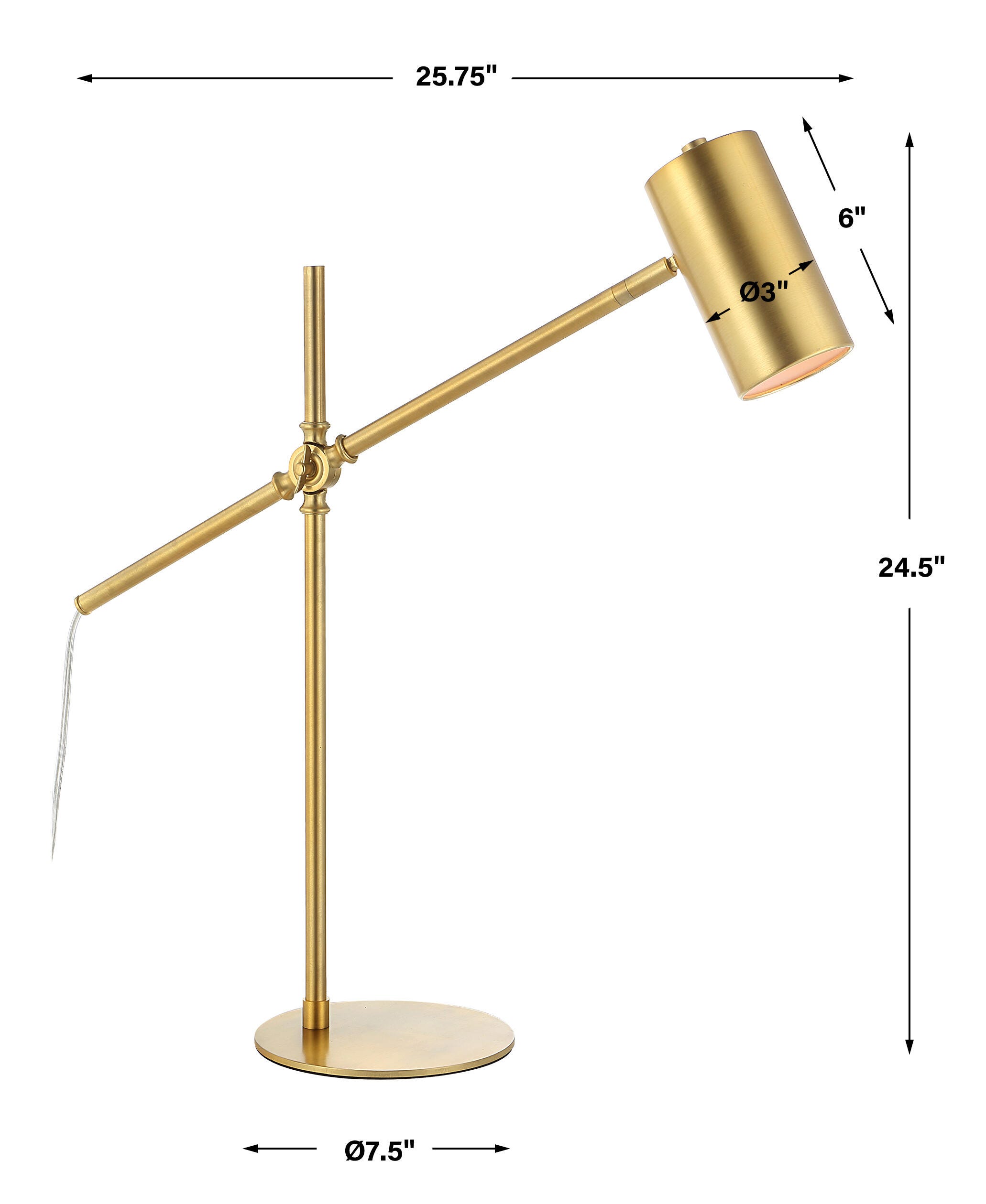 Exalted Living Focus Desk Lamp, , large
