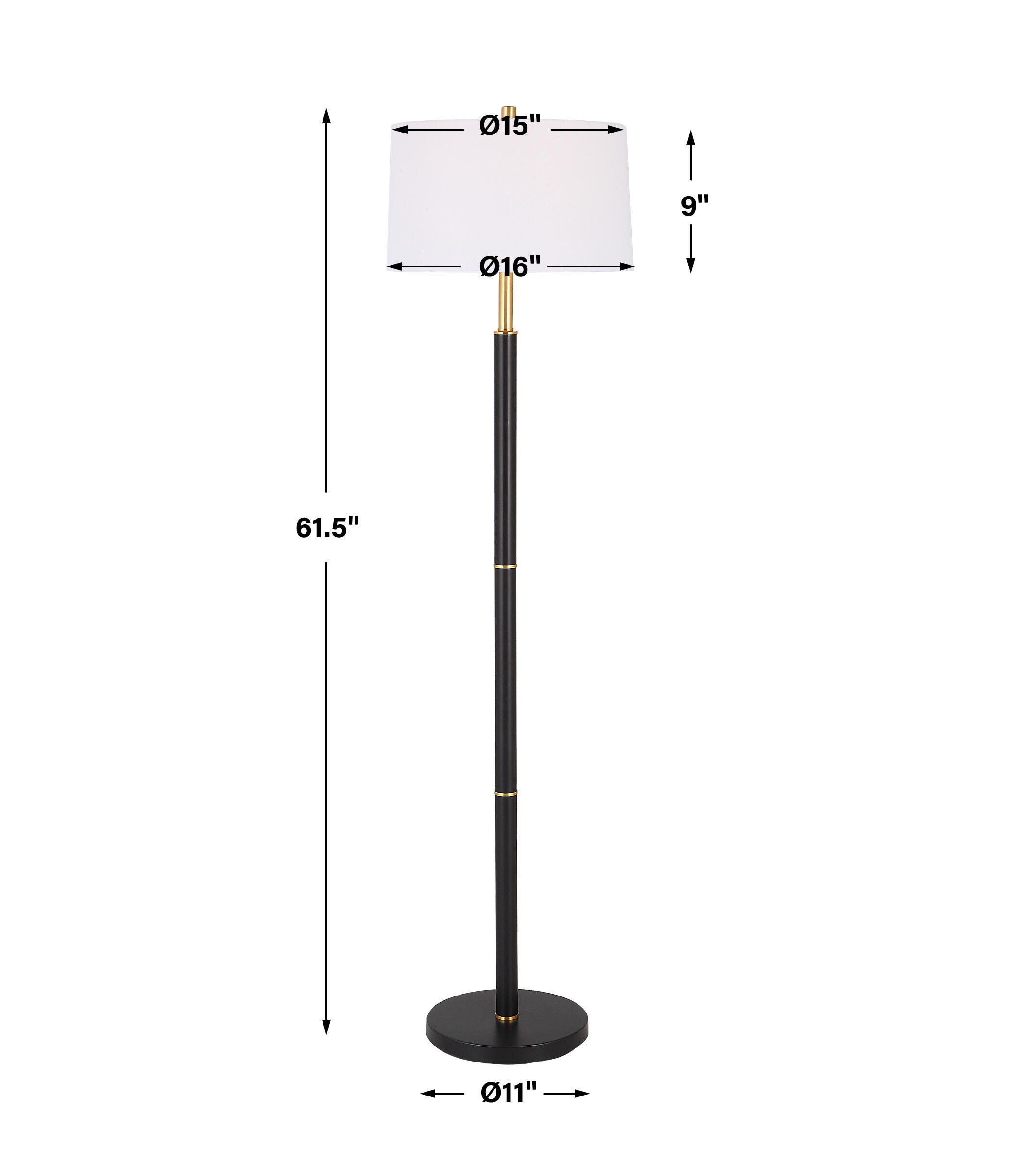 Exalted Living Rings Floor Lamp, , large