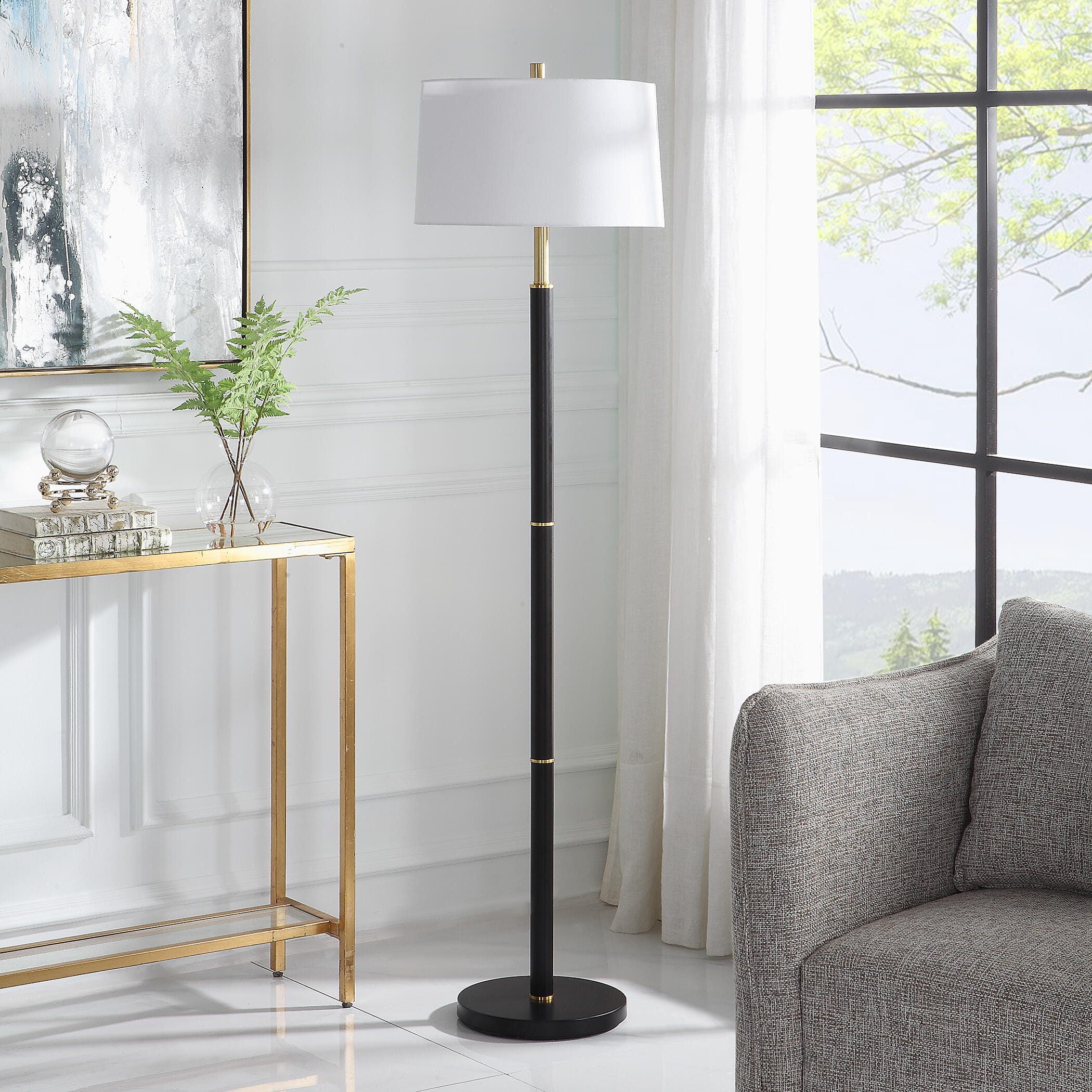 Exalted Living Rings Floor Lamp, , large