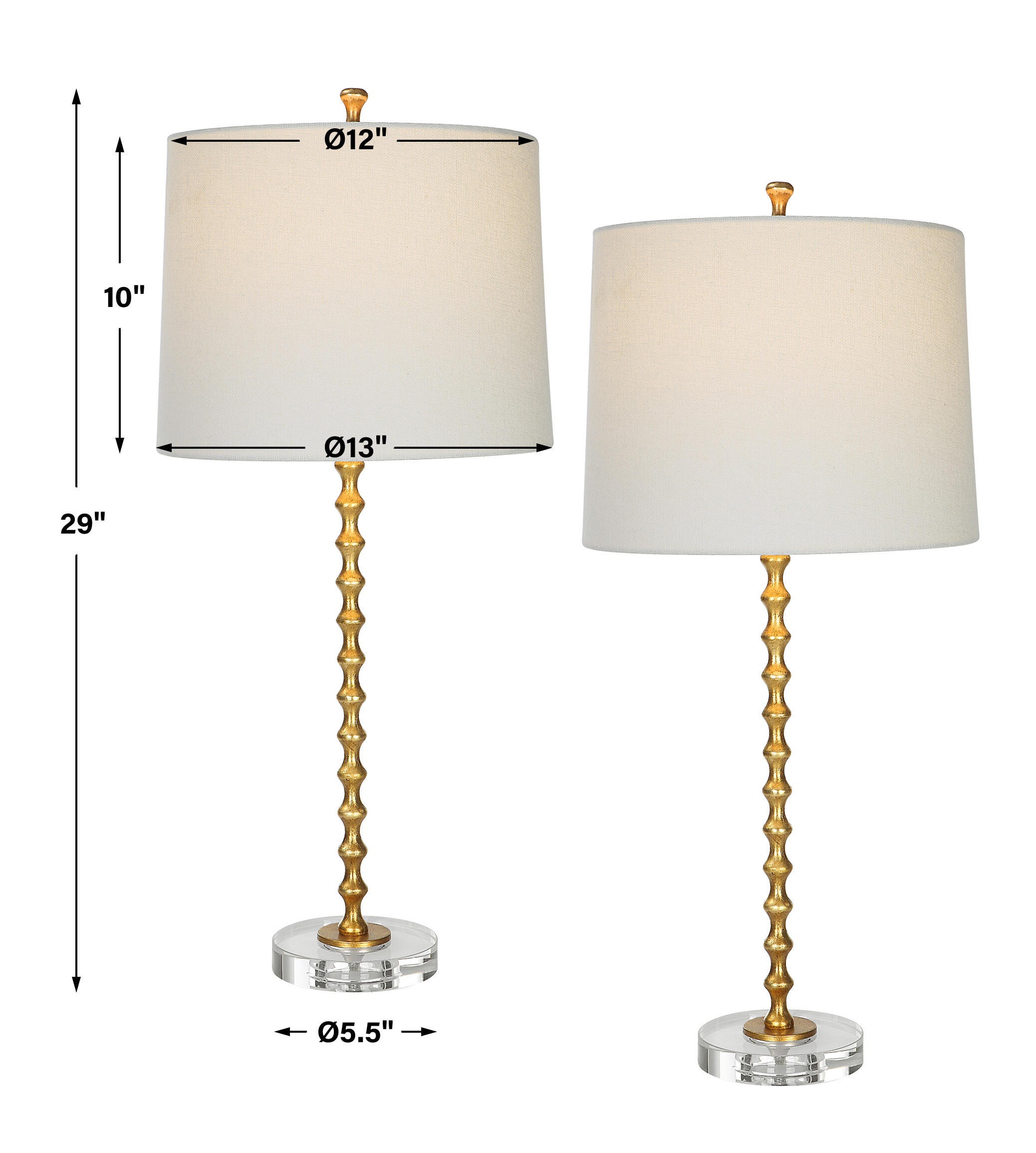 Exalted Living Hourglass Table Lamp, , large