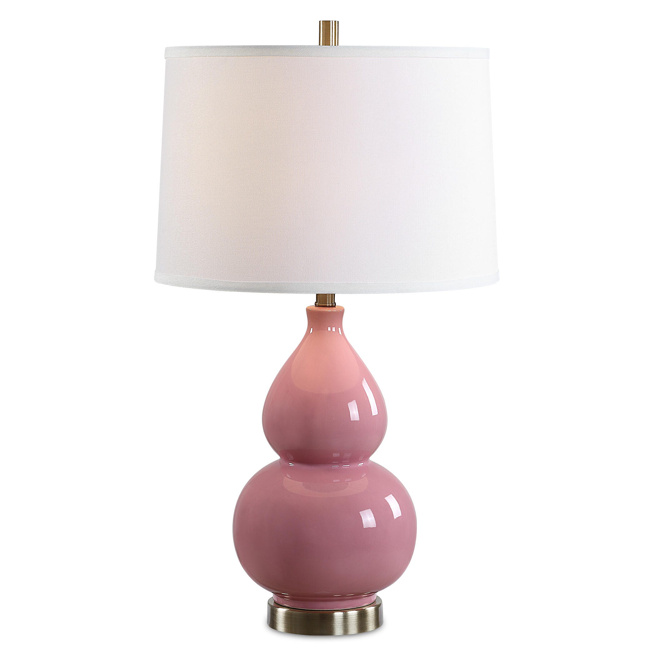 Exalted Living Illuminate Table Lamp, Pink, large