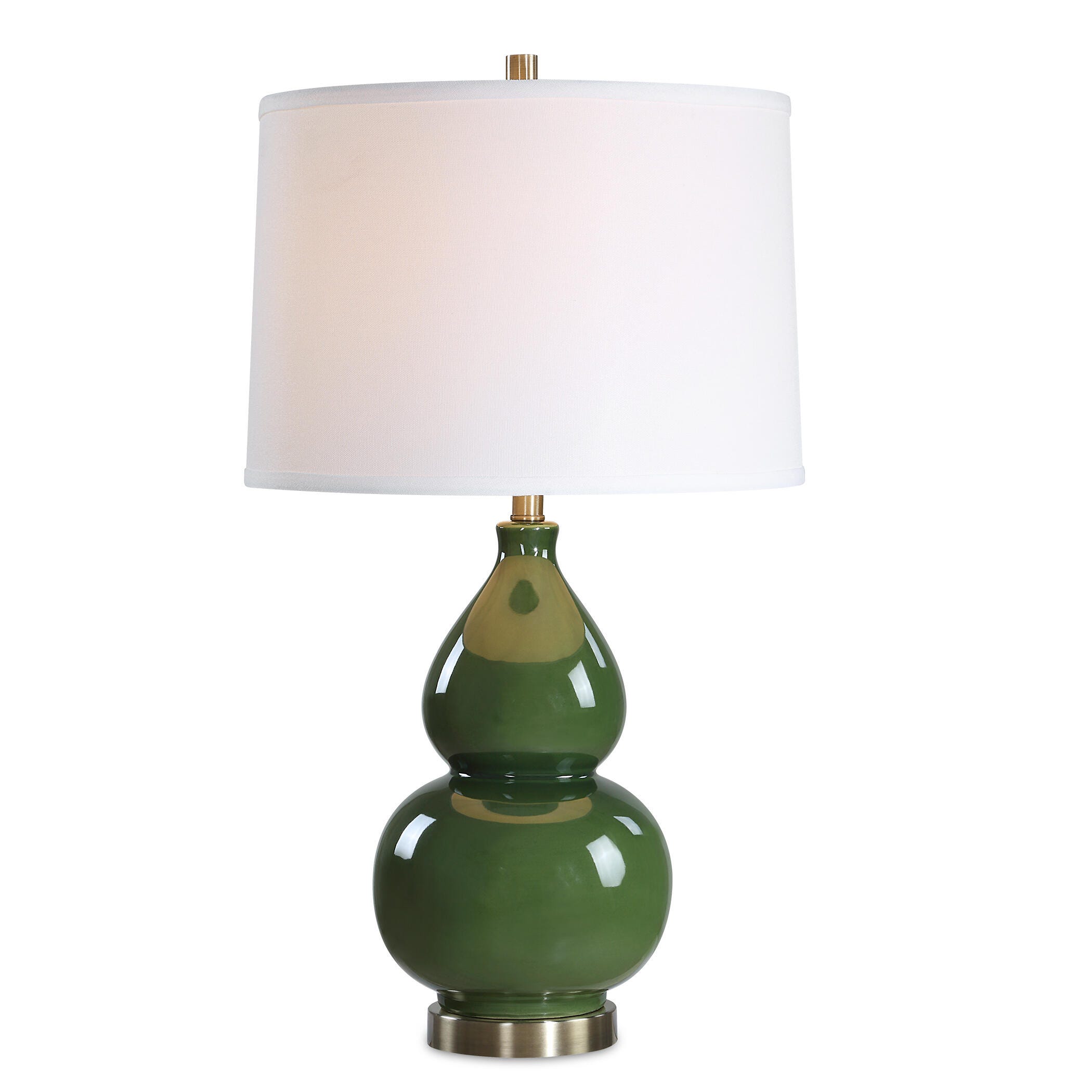 Exalted Living Illuminate Table Lamp, Green, large