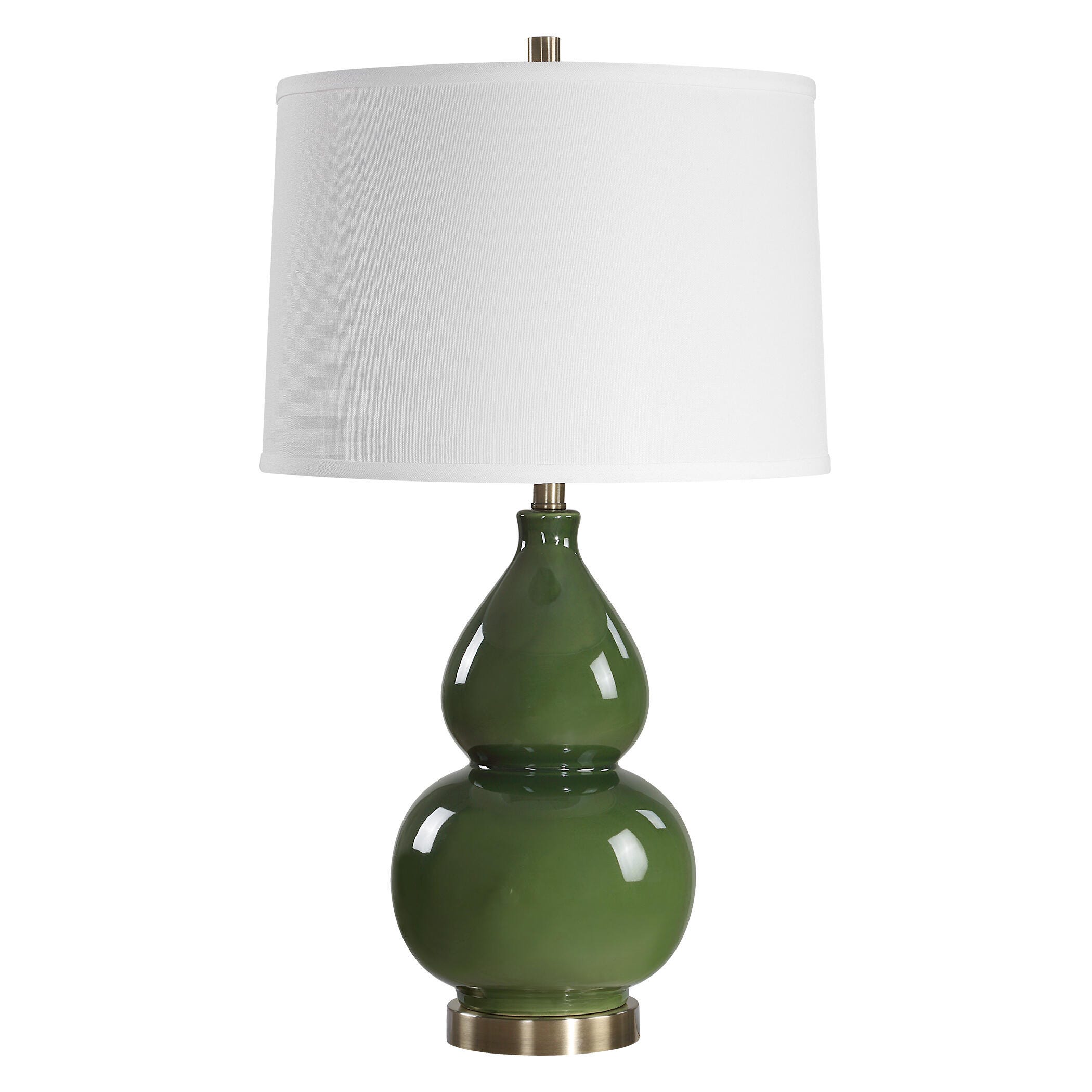 Exalted Living Illuminate Table Lamp, Green, large