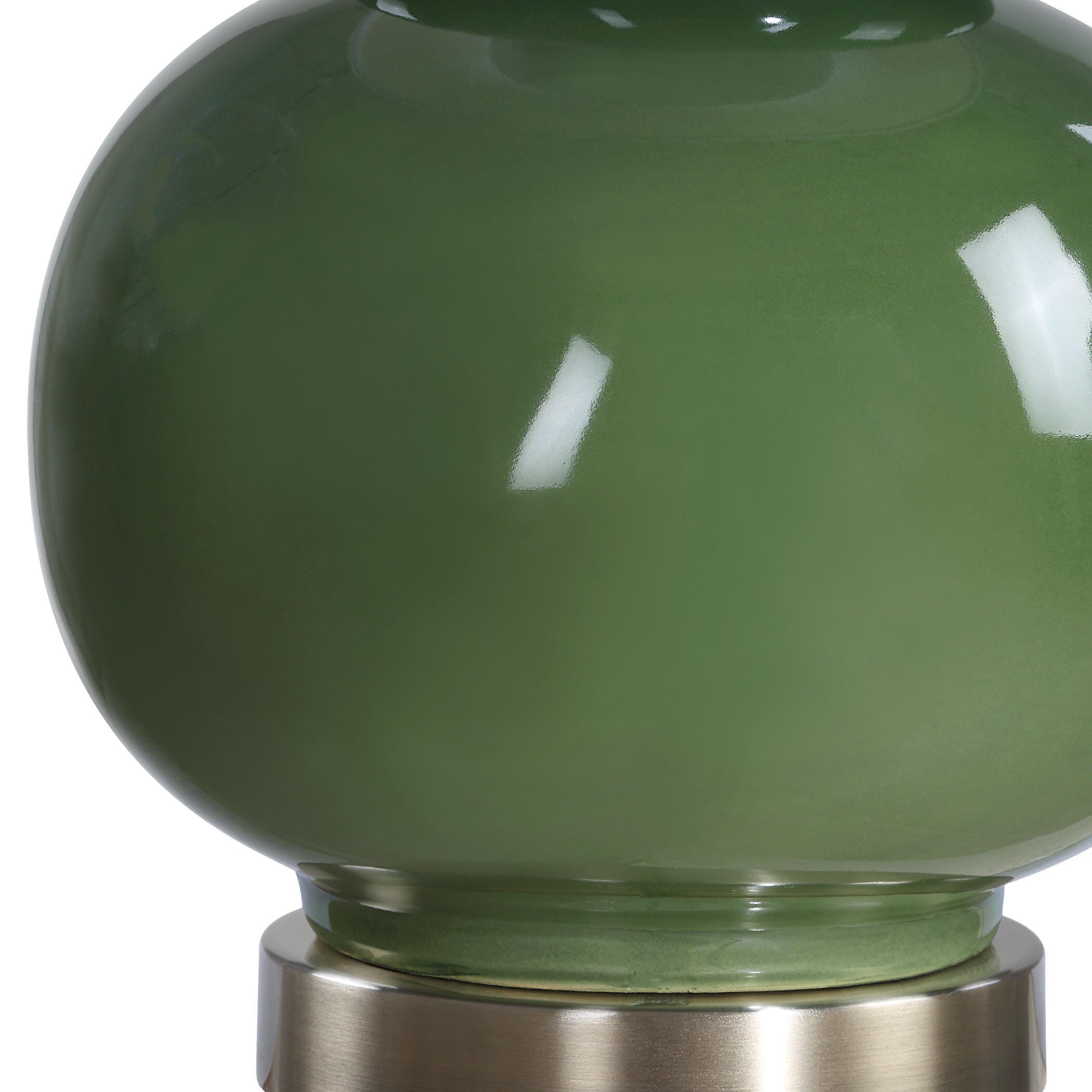Exalted Living Illuminate Table Lamp, Green, large