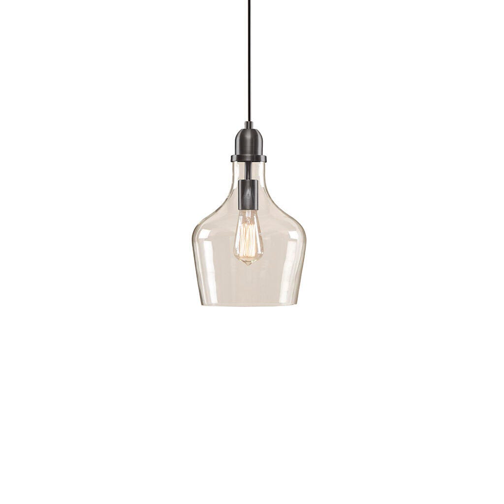 Ink+Ivy Auburn Pendant Light, Bronze/Clear, large