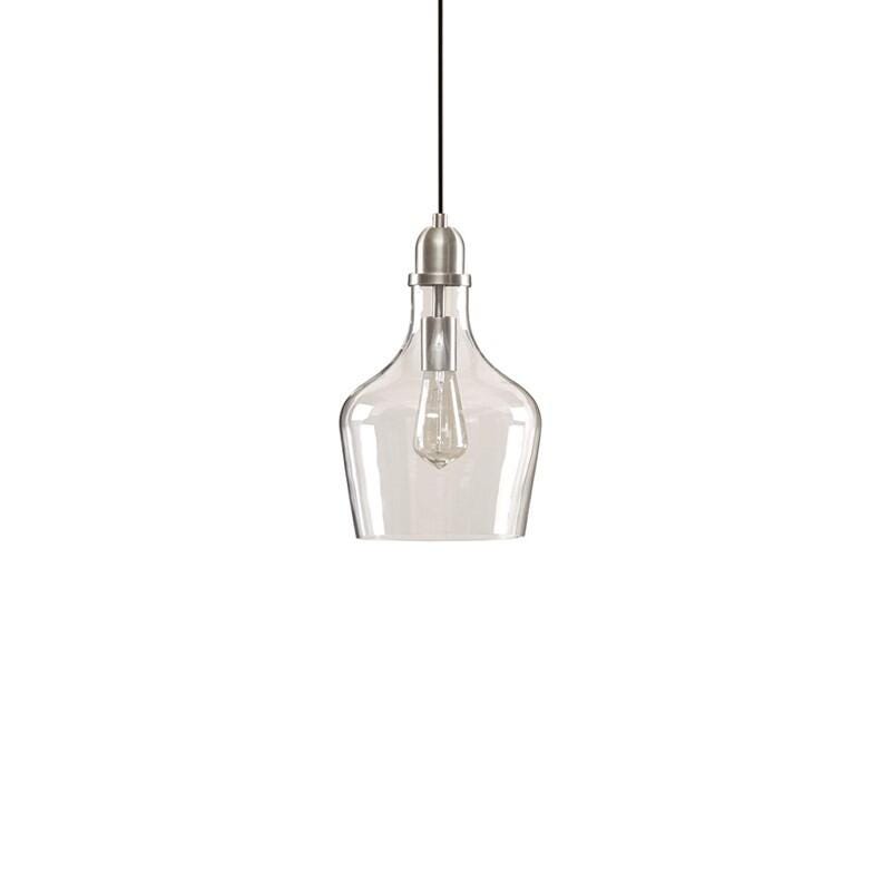 Ink+Ivy Auburn Pendant Light, Silver/Clear, large