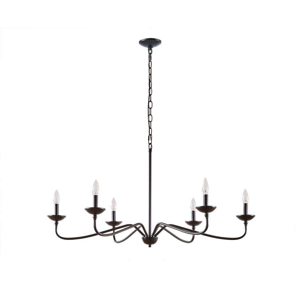 Ink+Ivy Brighton 6-Light Chandelier, , large