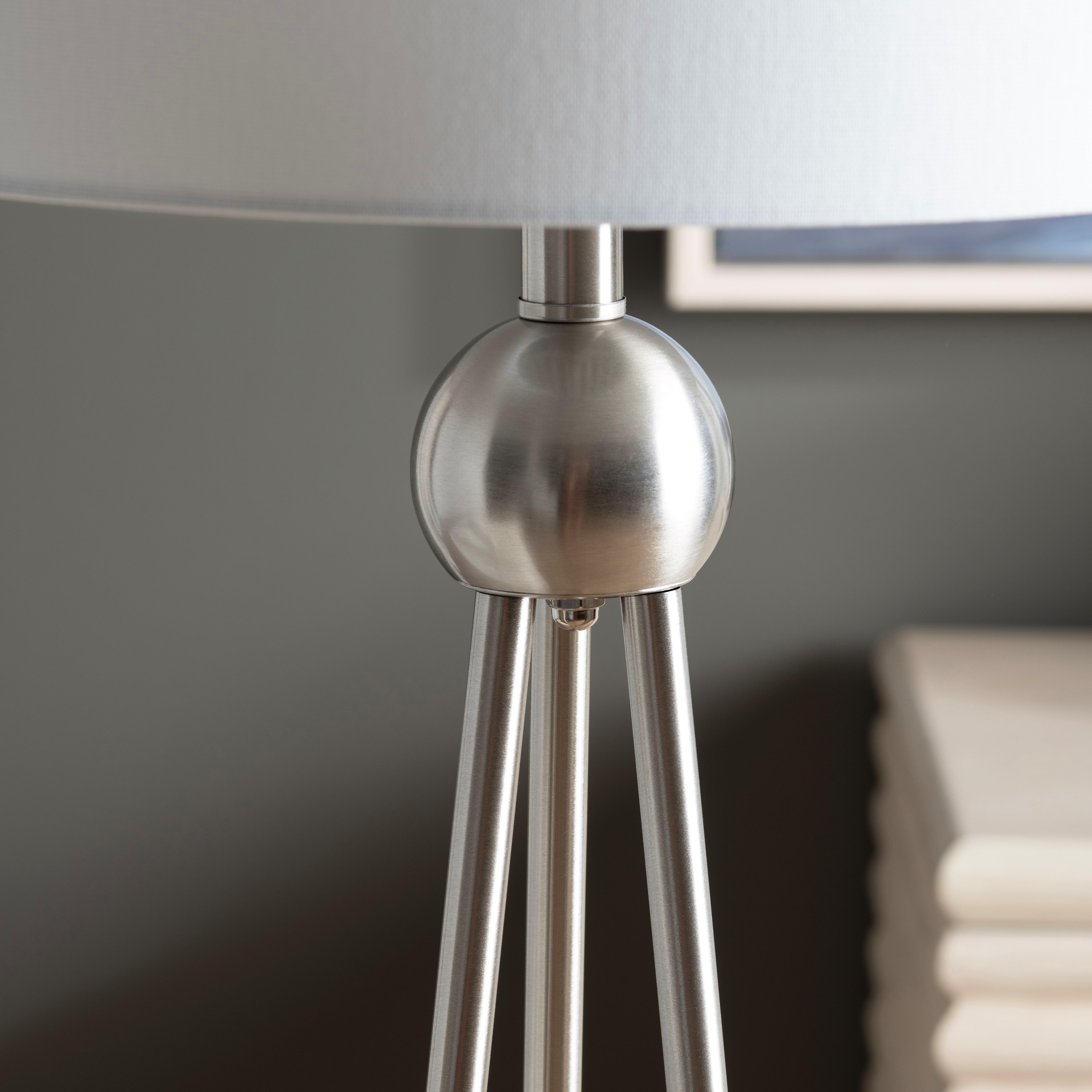 Evolution Floor Lamp, Silver, large