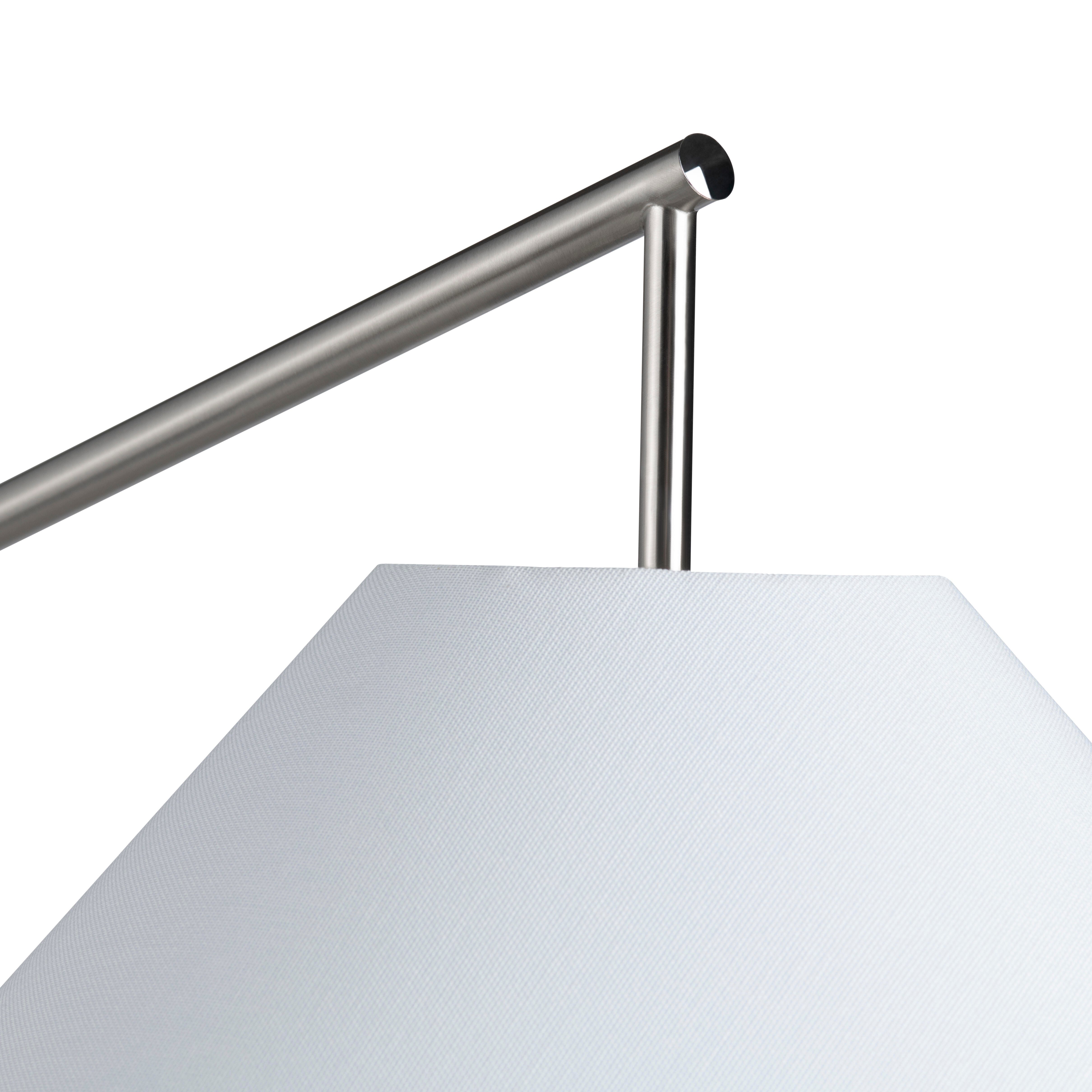 Evolution Arc Floor Lamp, Silver, large